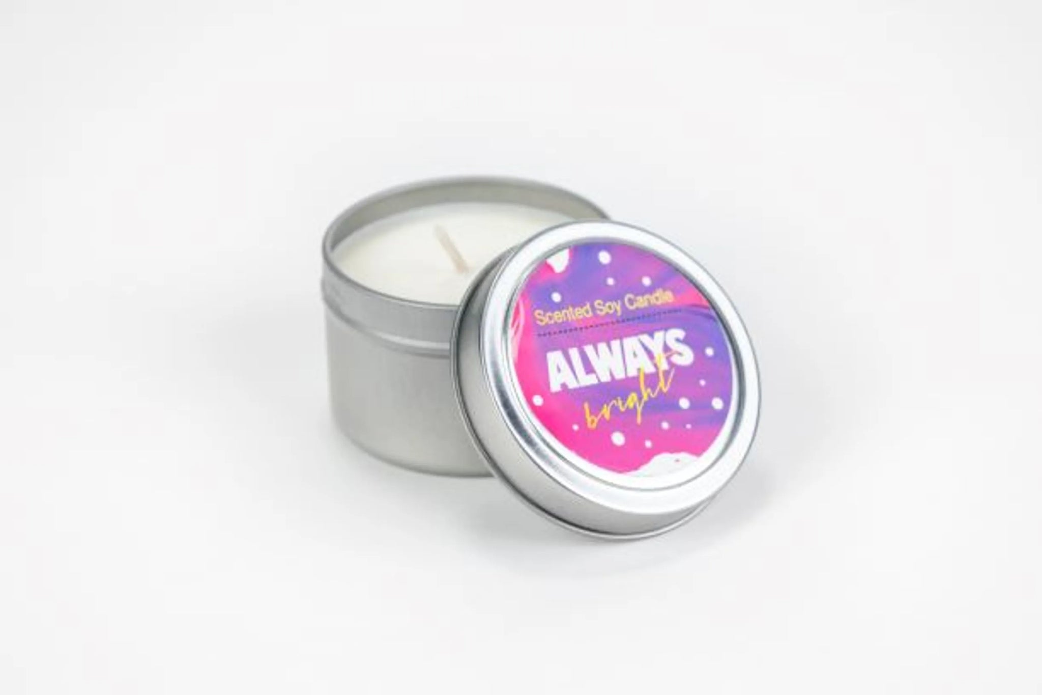 Tin Soy Candle - Scented with Bergamot and Lavender Essential oils - Libido Drops™