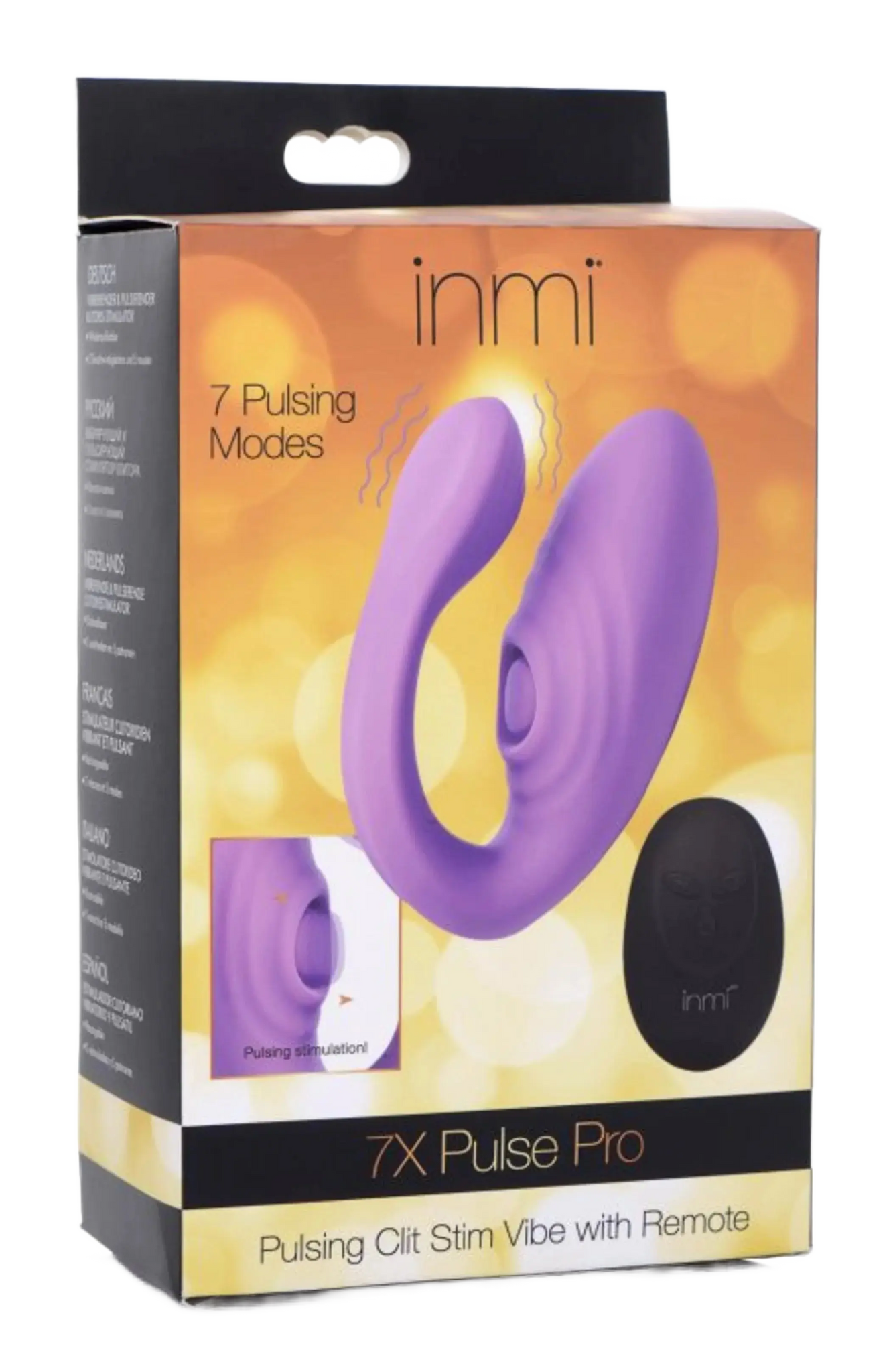 INMI 7X PULSE PRO PULSING CLIT STIM VIBE W/ REMOTE XR Brands