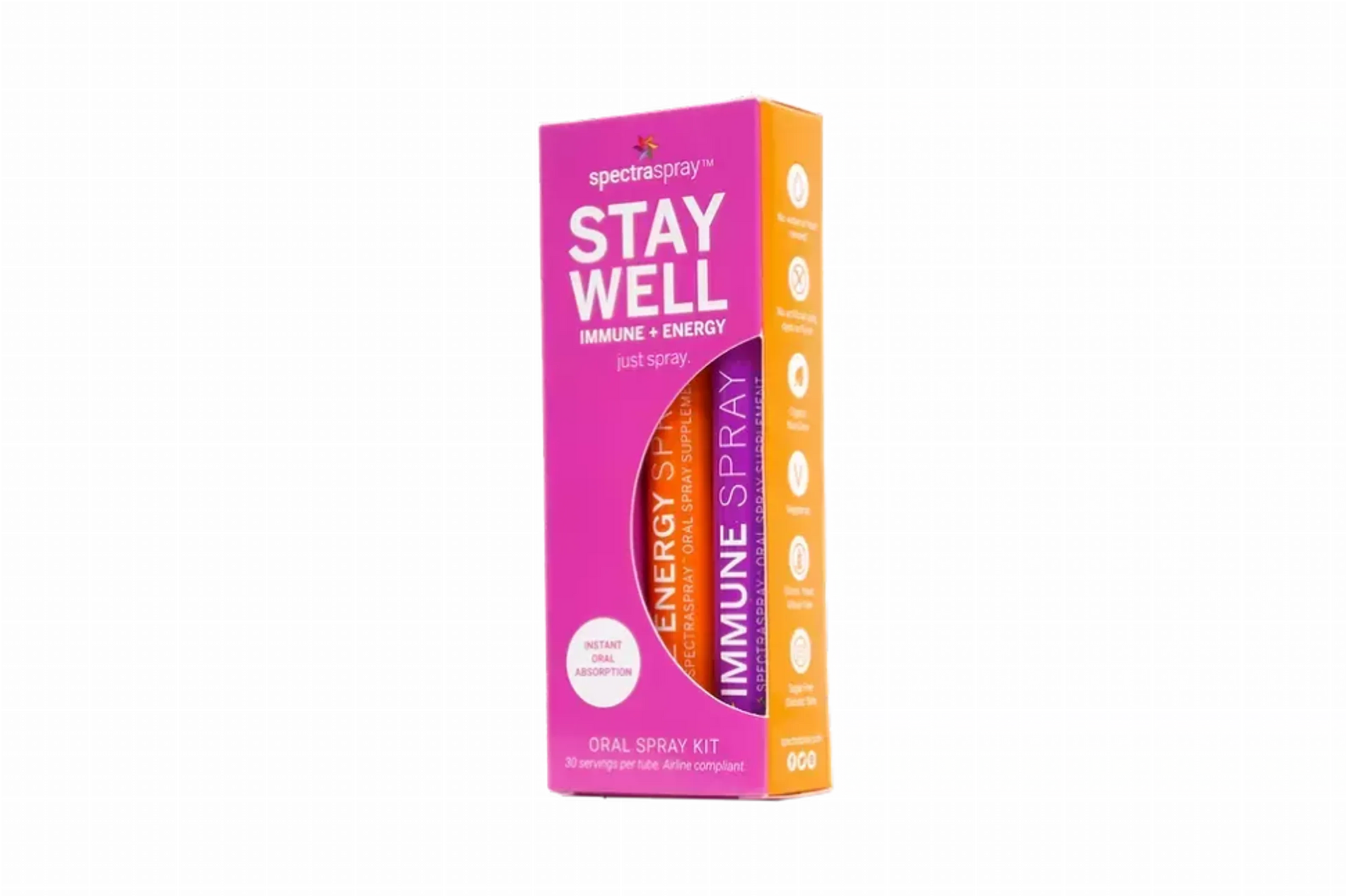 Stay Well Oral Spray Supplement Kit by SpectraSpray