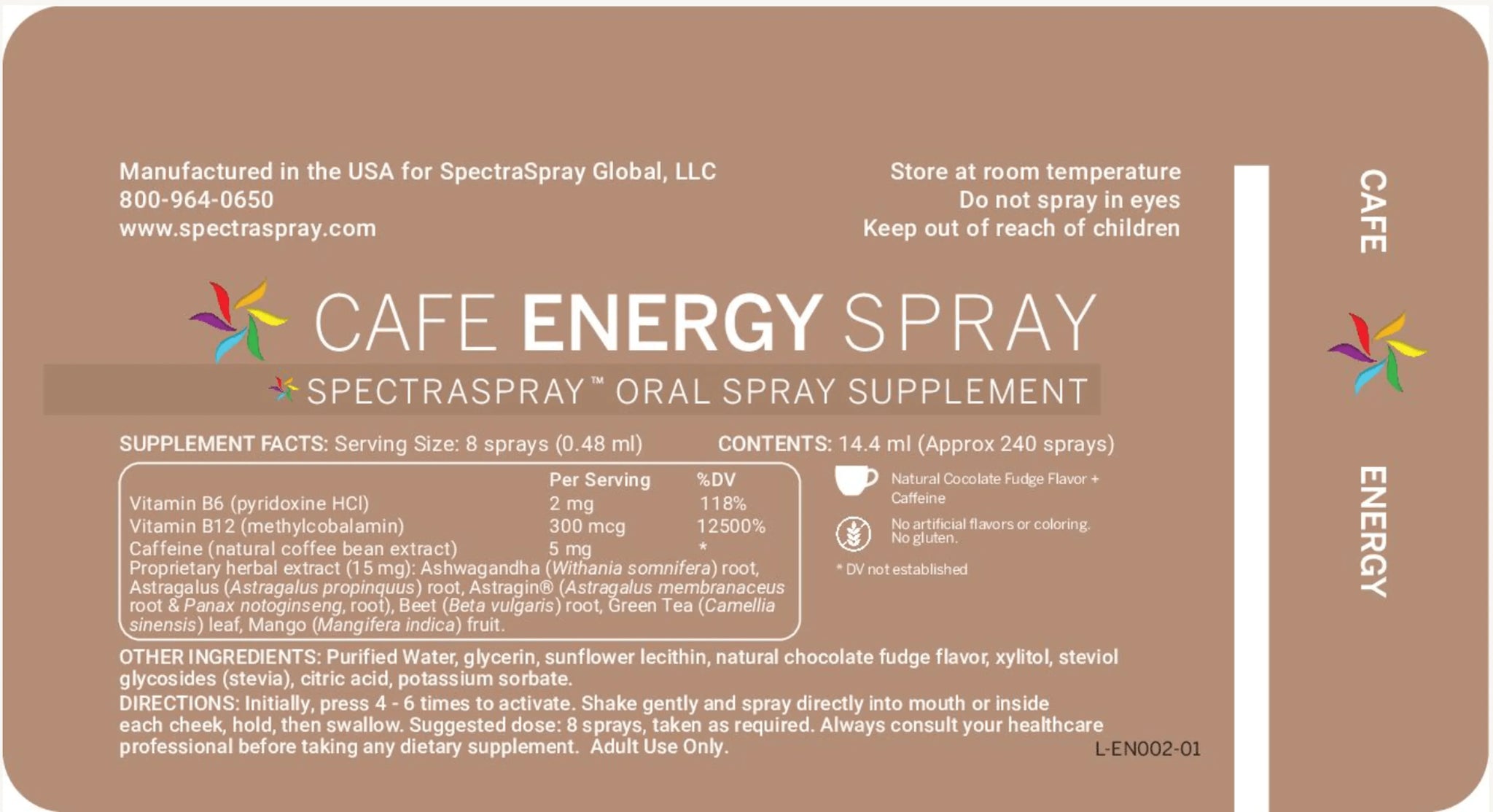 Cafe Energy Oral Spray Supplement by SpectraSpray - Libido Drops™