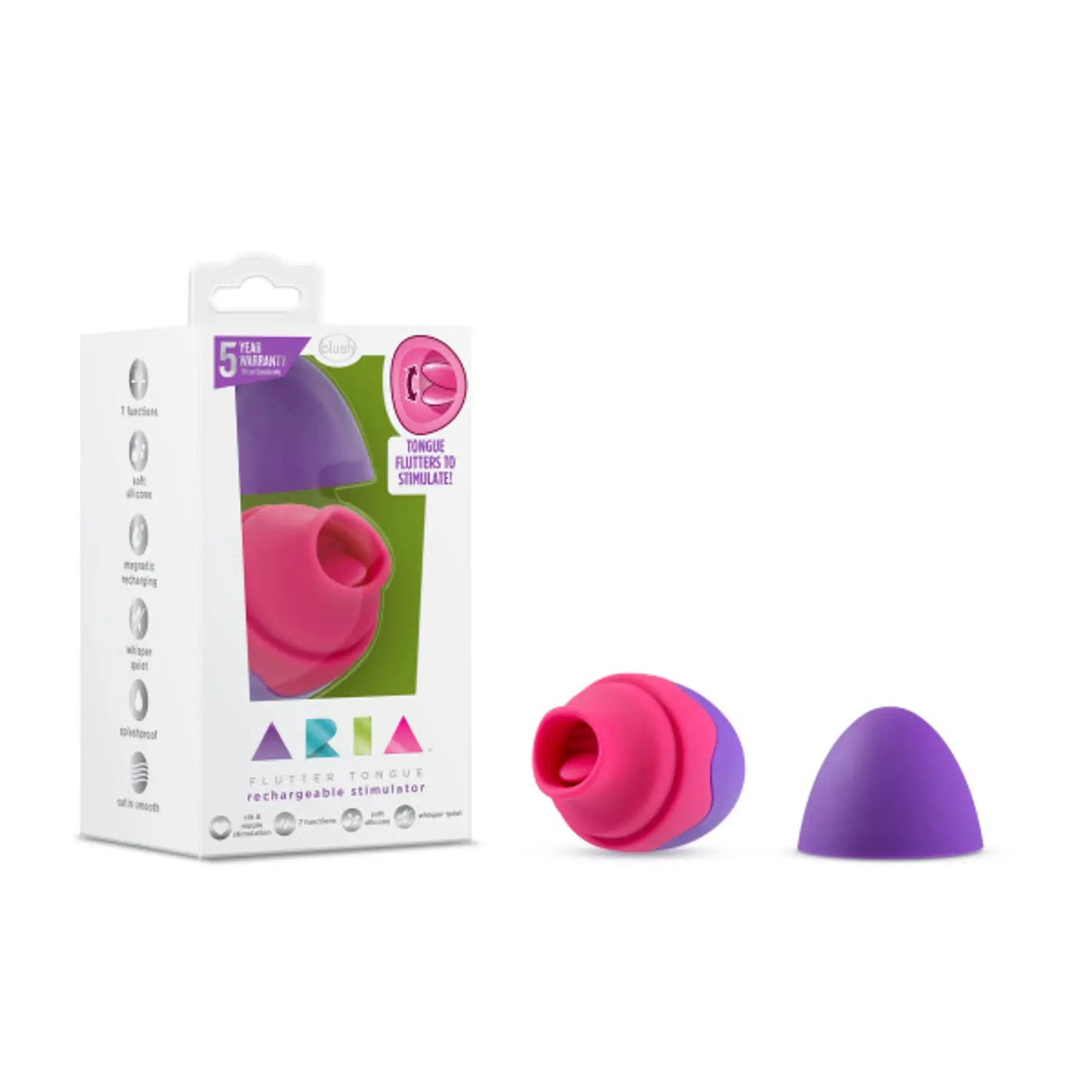ARIA FLUTTER TONGUE PURPLE Blush Novelties