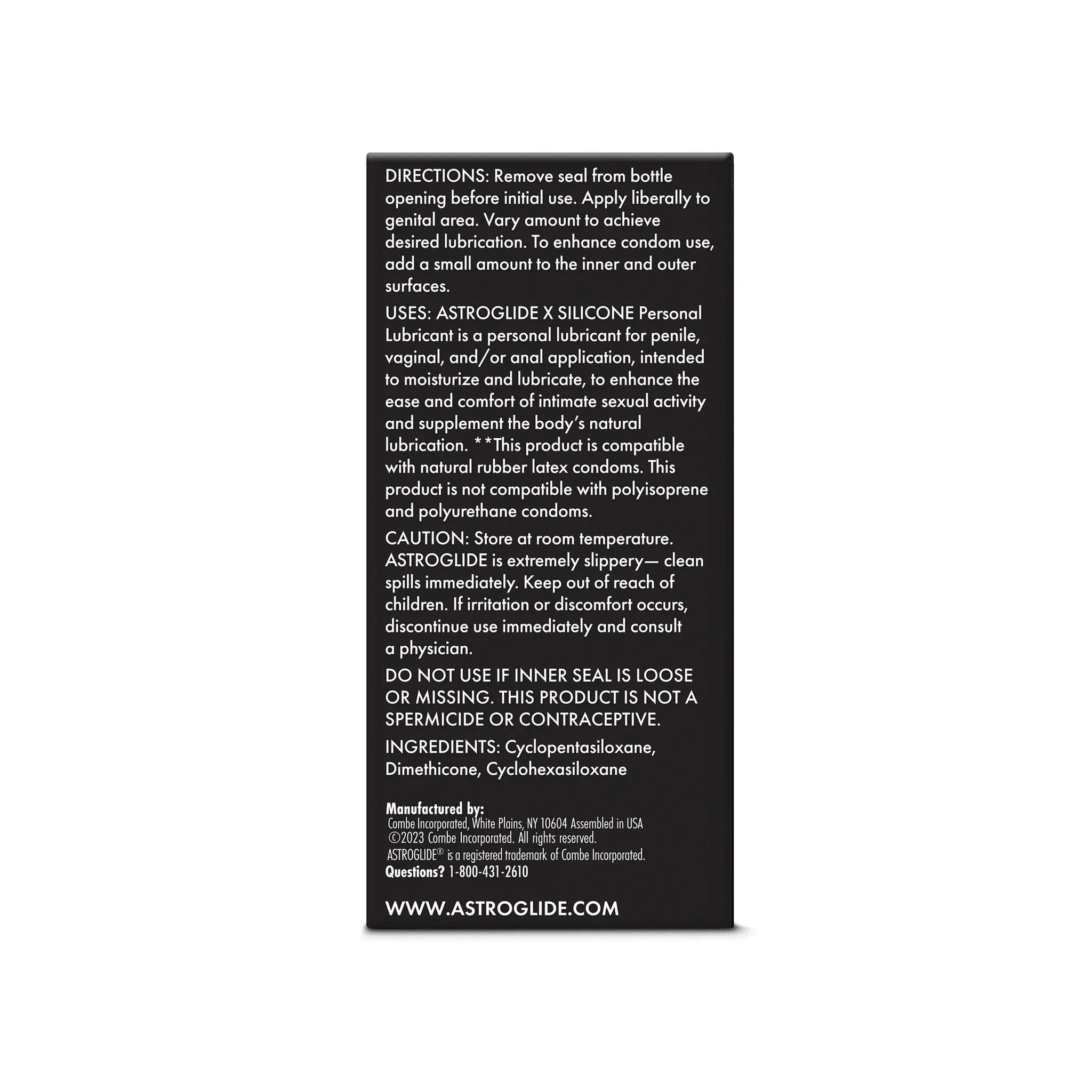 ASTROGLIDE SILICONE 2.5 OZ ASTROGLIDE