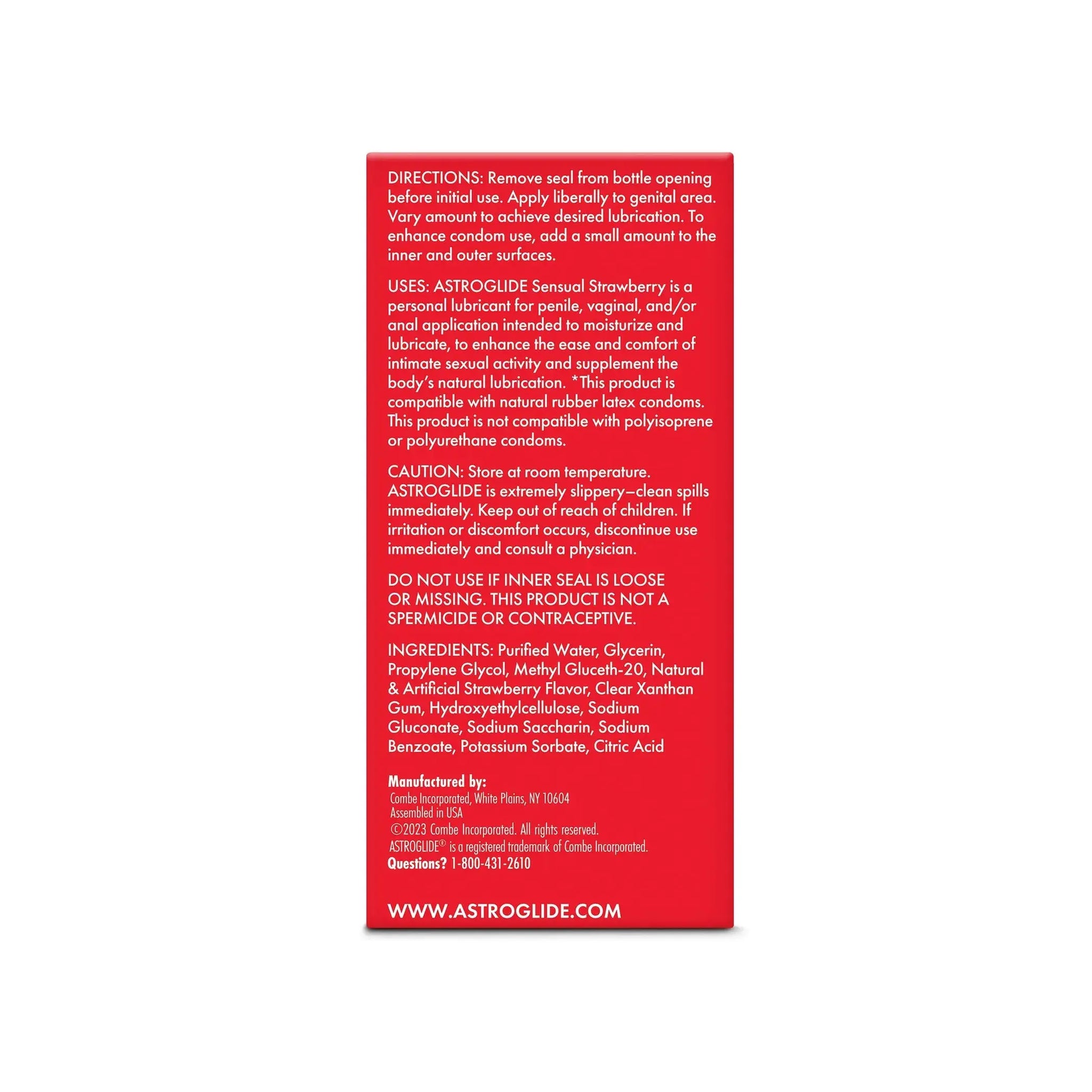 ASTROGLIDE STRAWBERRY 2.5 OZ ASTROGLIDE