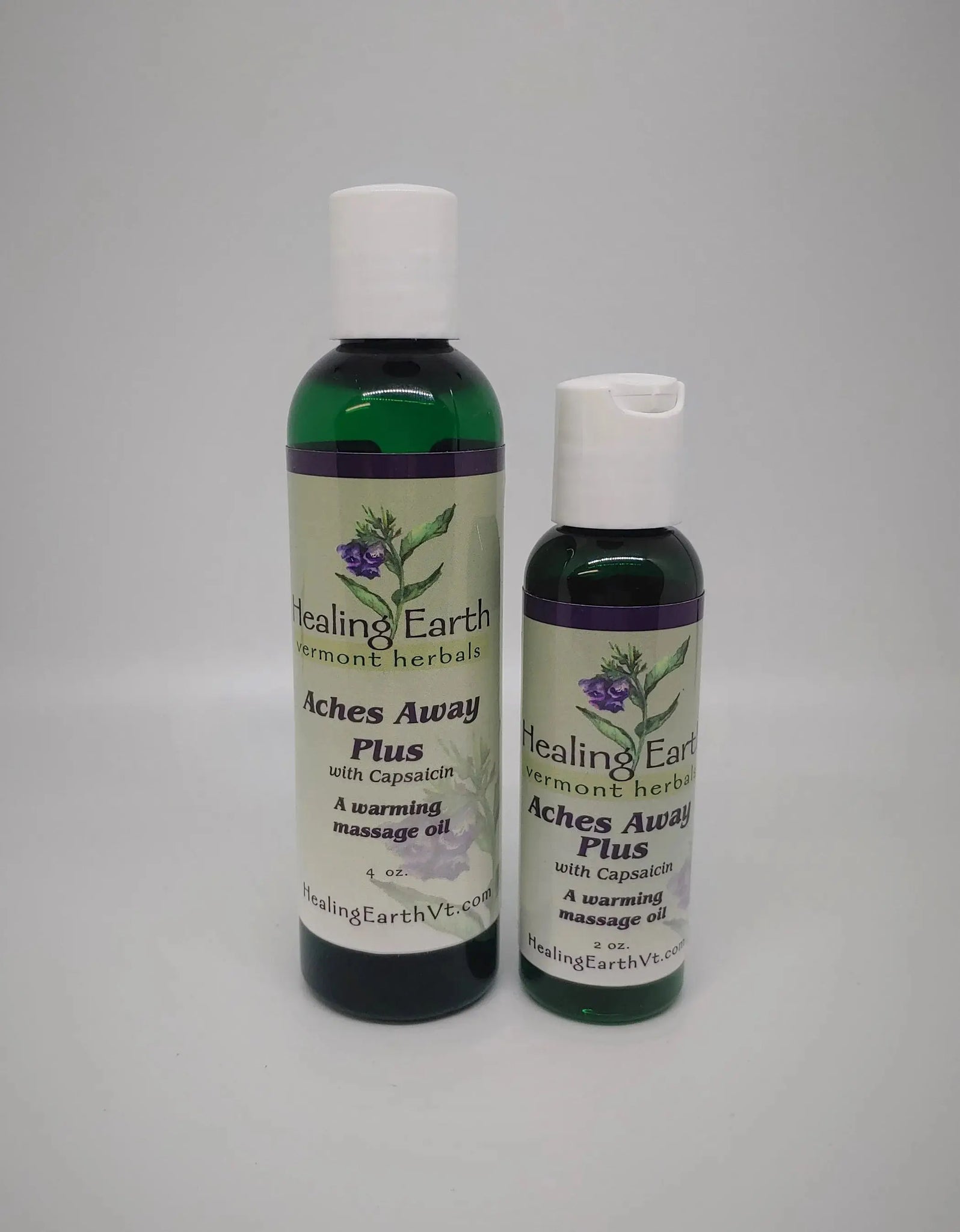 Aches Away Plus Massage Oil (Warming With Capsaicin) Pure Energy Apothecary