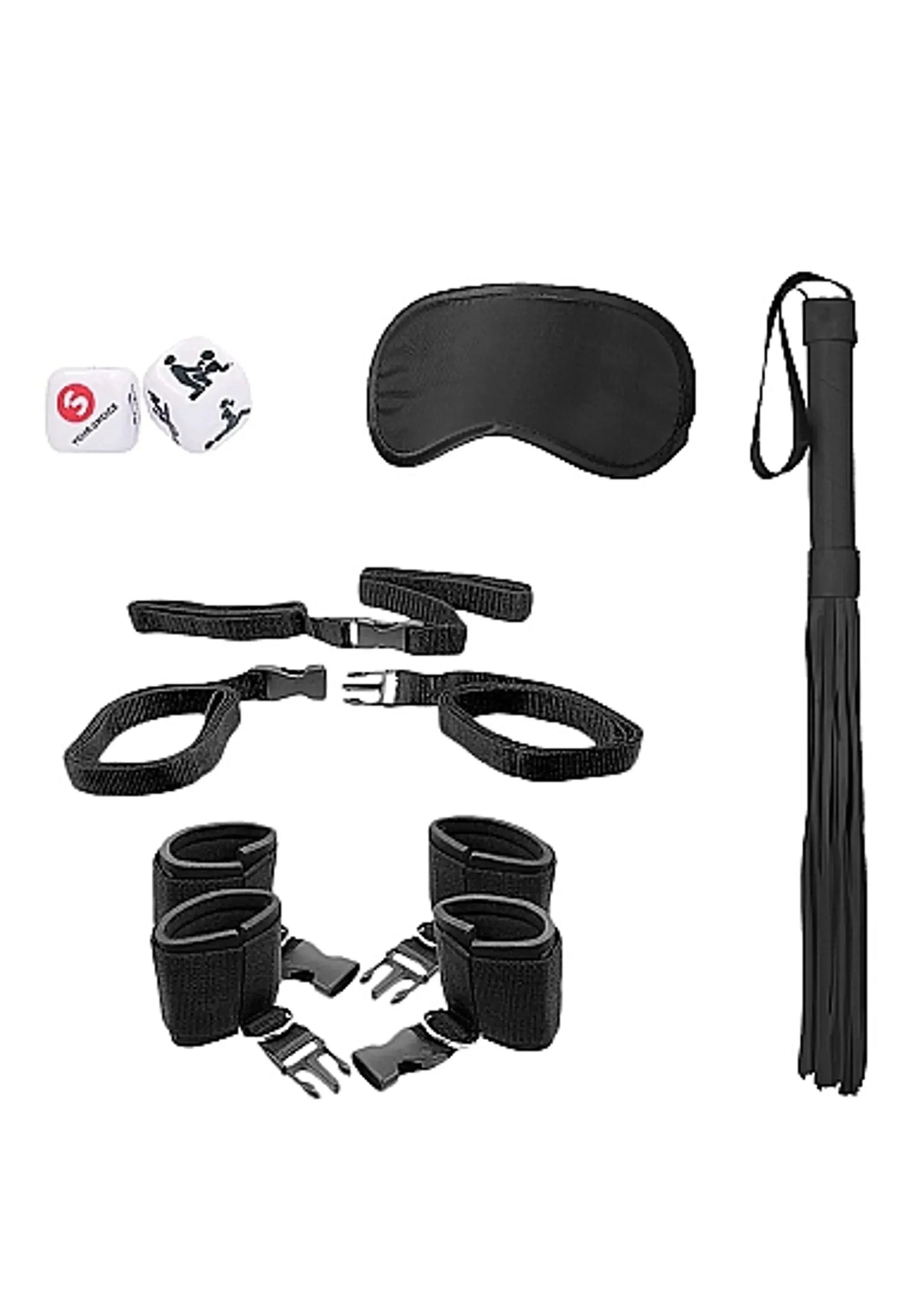 BED POST BINDINGS RESTRAINT KIT BLACK SHOTS AMERICA