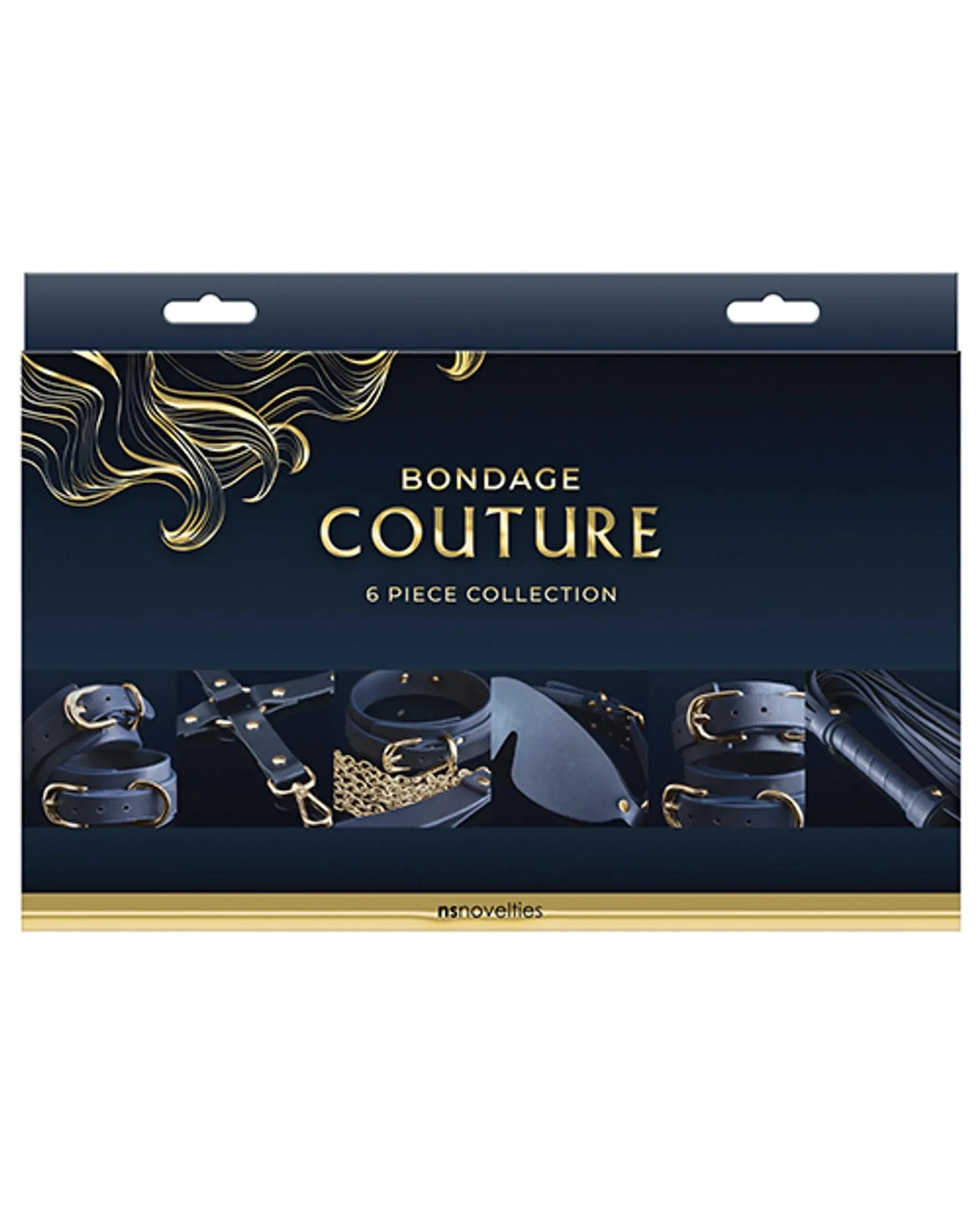BONDAGE COUTURE 6 PC KIT BLUE NS Novelties