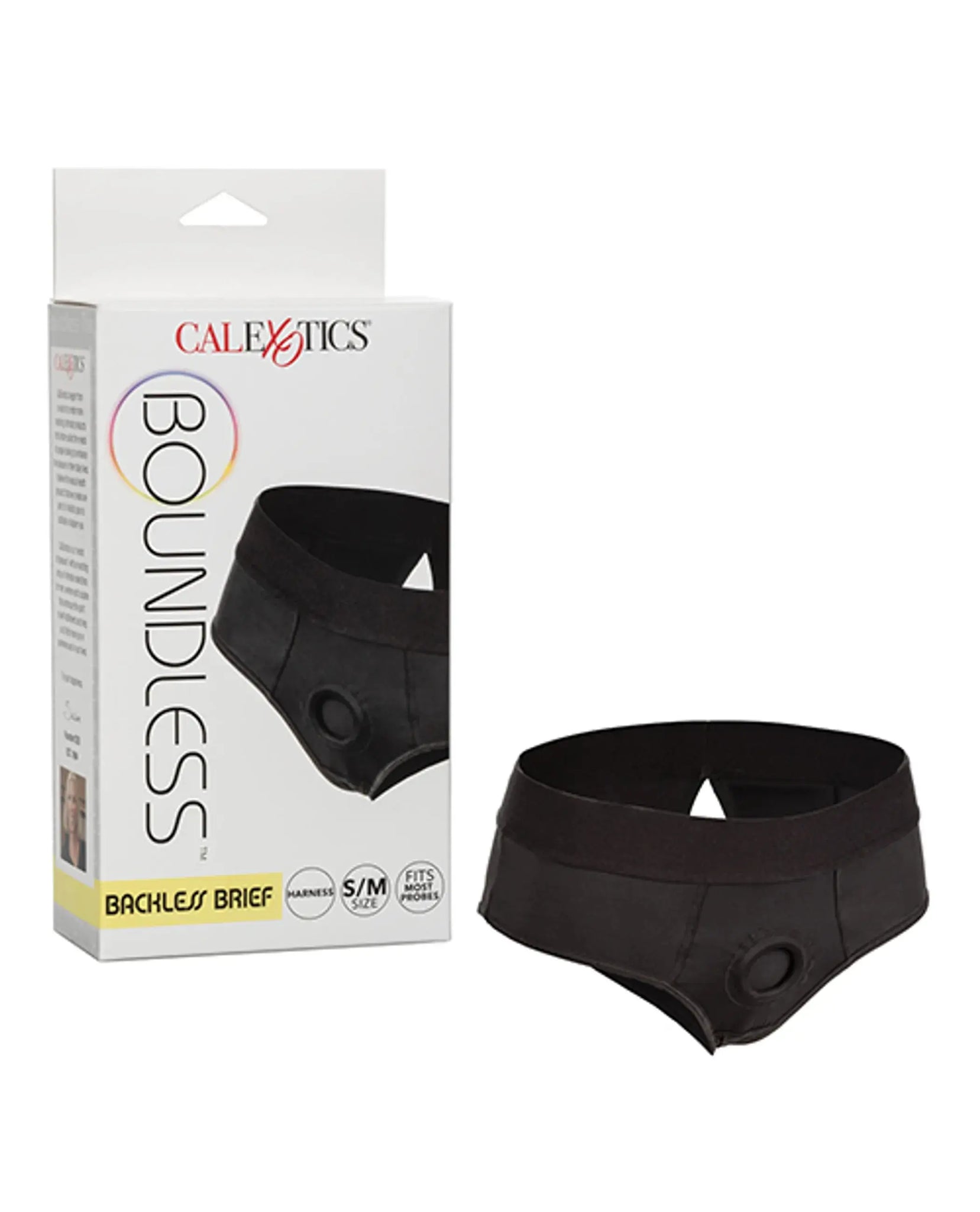 BOUNDLESS BACKLESS BRIEF HARNESS BLACK California Exotic Novelties