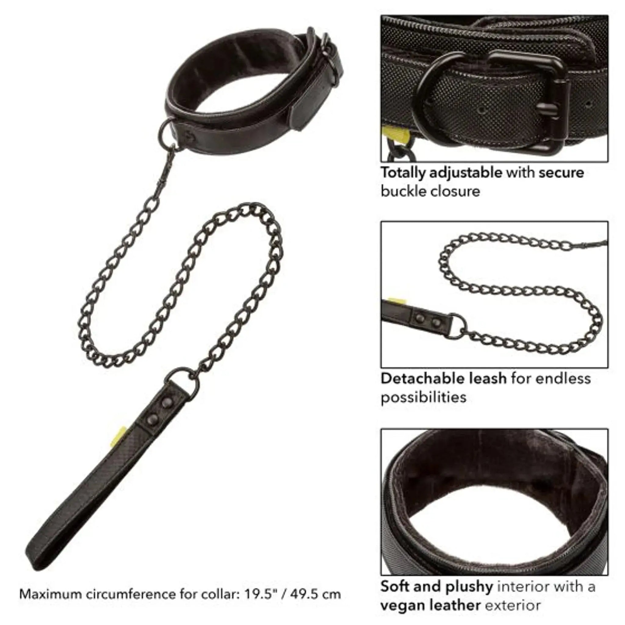 BOUNDLESS COLLAR & LEASH California Exotic Novelties