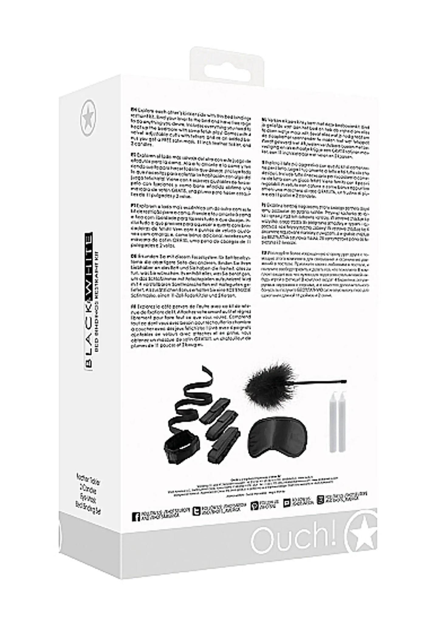 B&W BED BINDINGS RESTRAINT KIT SHOTS AMERICA