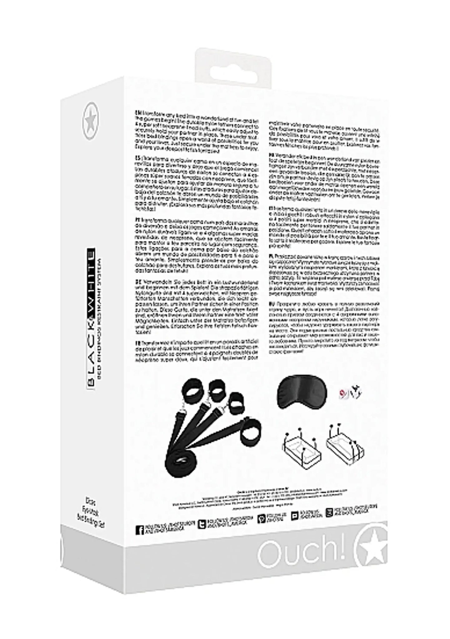 B&W BED BINDINGS RESTRAINT SYSTEM SHOTS AMERICA