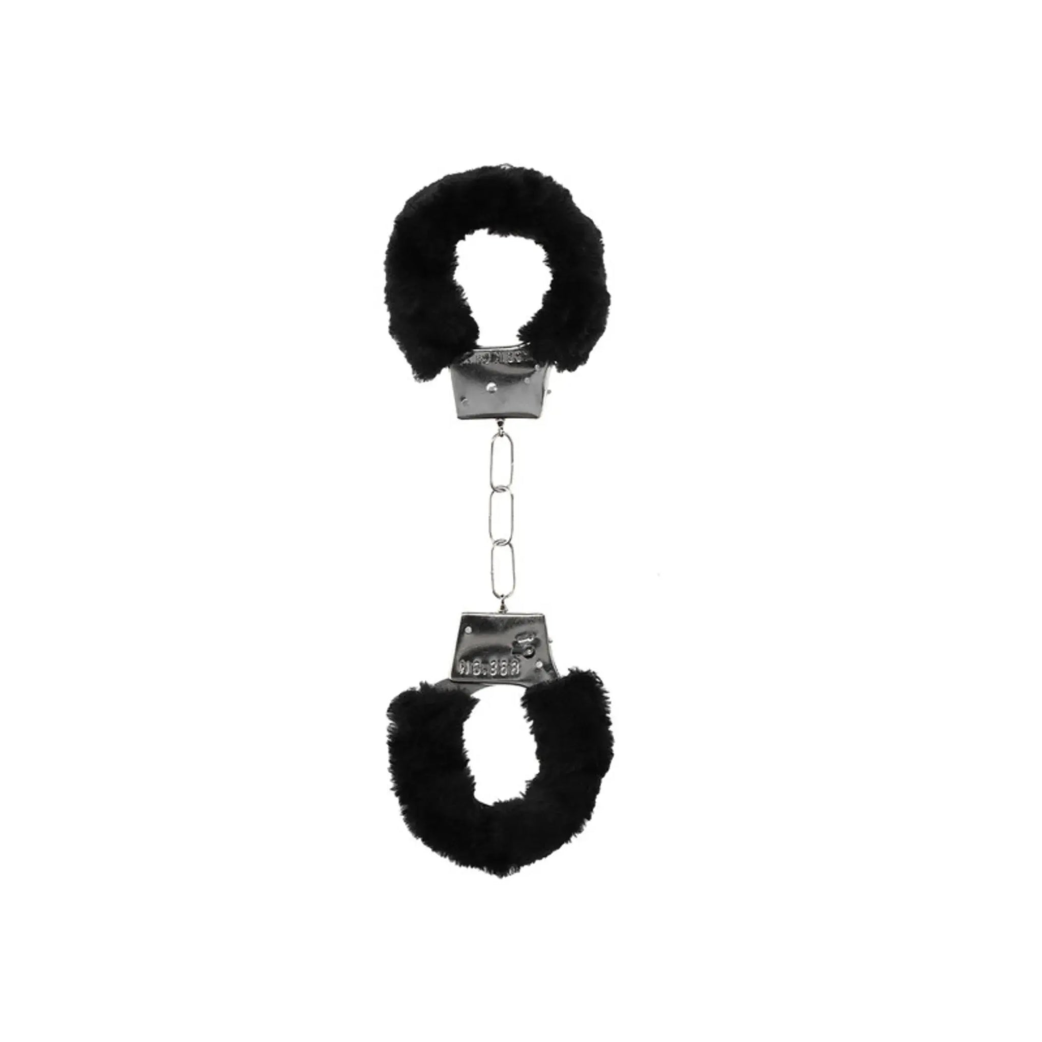 B&W PLEASURE FURRY HAND CUFFS W/ QUICK RELEASE BUTTON SHOTS AMERICA