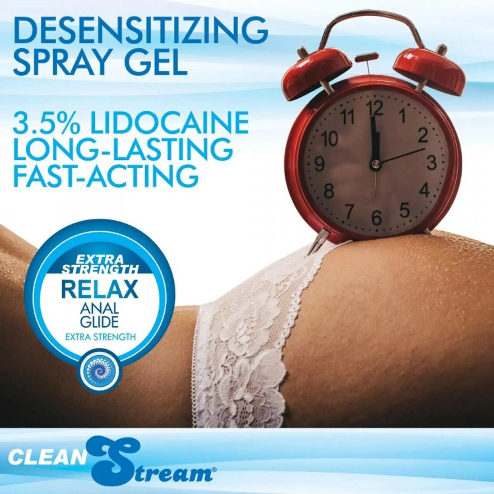CLEANSTREAM RELAX EXTRA STRENGTH ANAL LUBE 4 OZ XR Brands