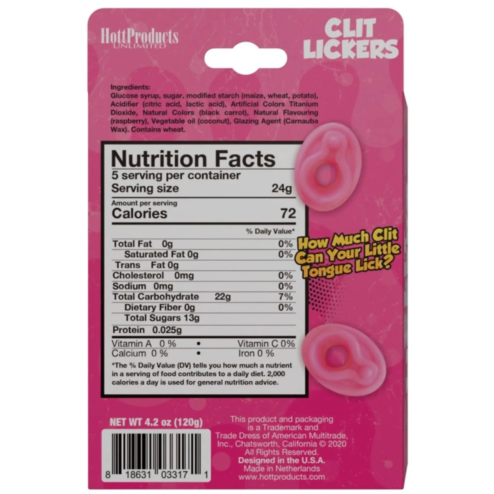 CLIT LICKERS VAGINA SHAPED GUMMIES HOTT Products