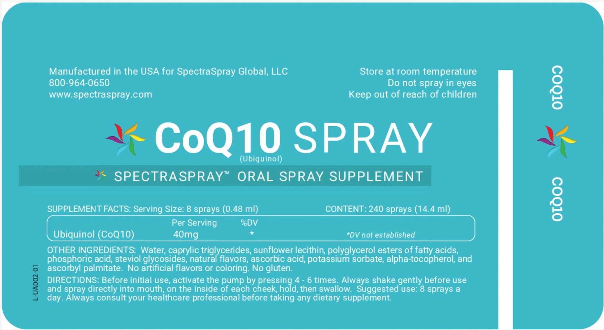CoQ10 Oral Spray Supplement by SpectraSpray SpectraSpray Global