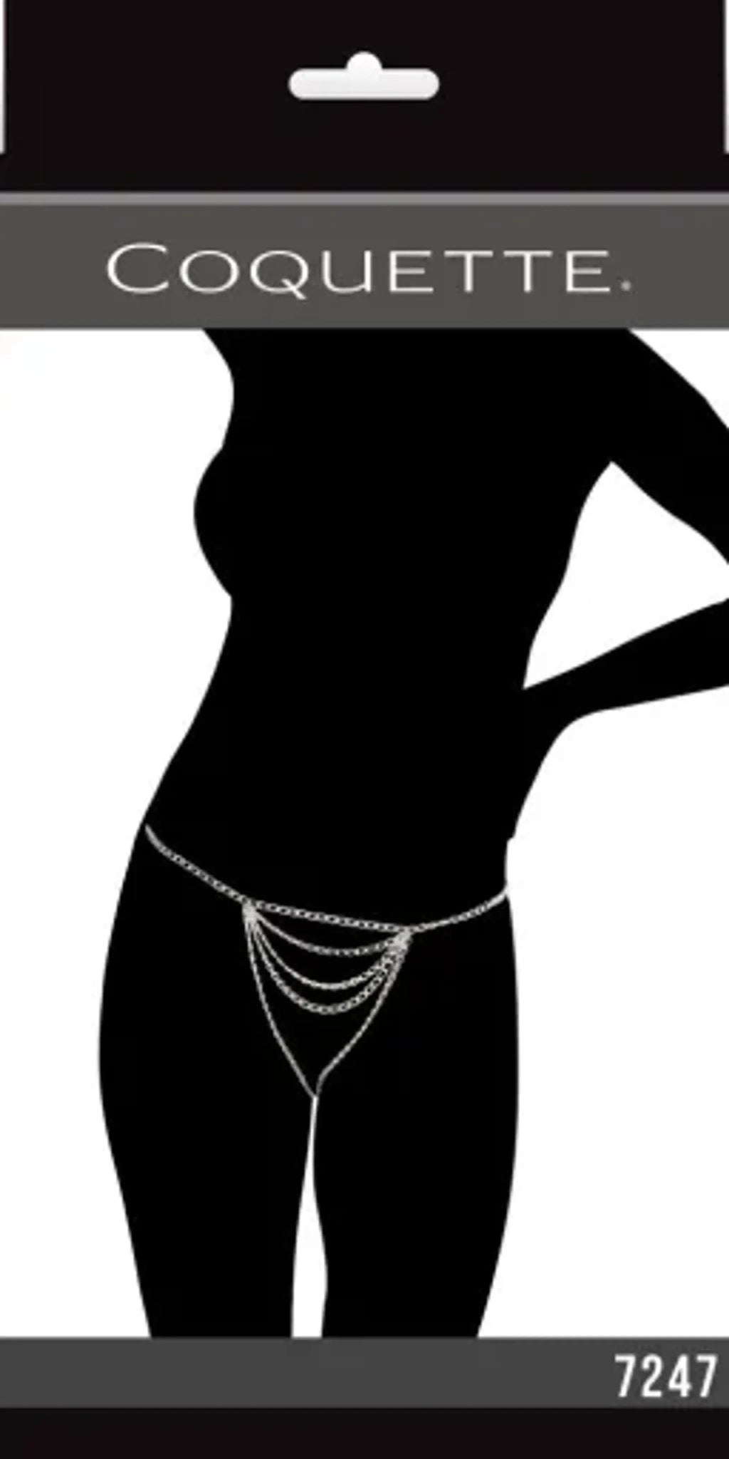 Coquette Crotchless Chain Gstring Coquette