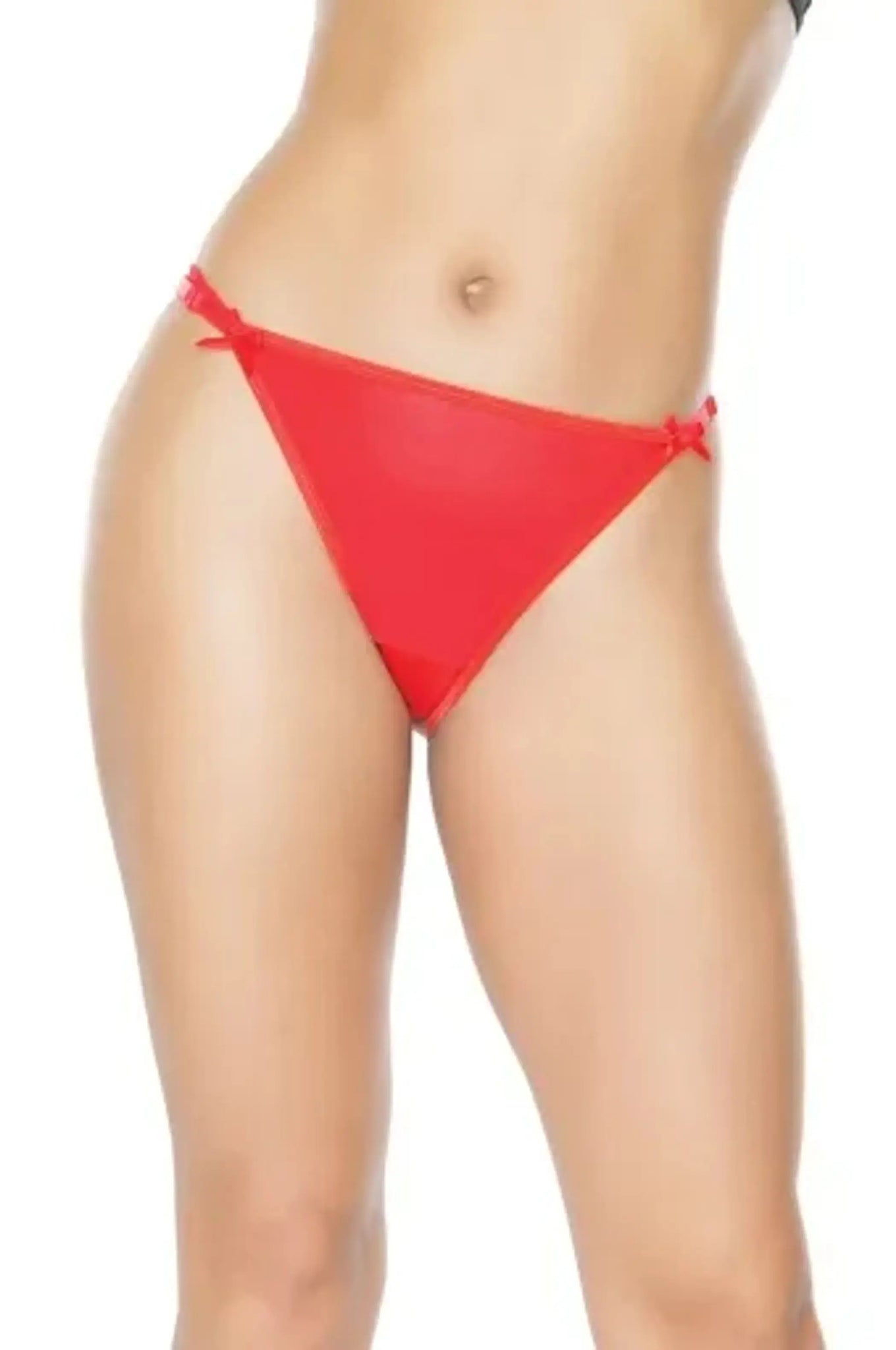 Coquette Crotchless Panty - Color: Red | Pack Of: 1 | Style: Legacy Coquette