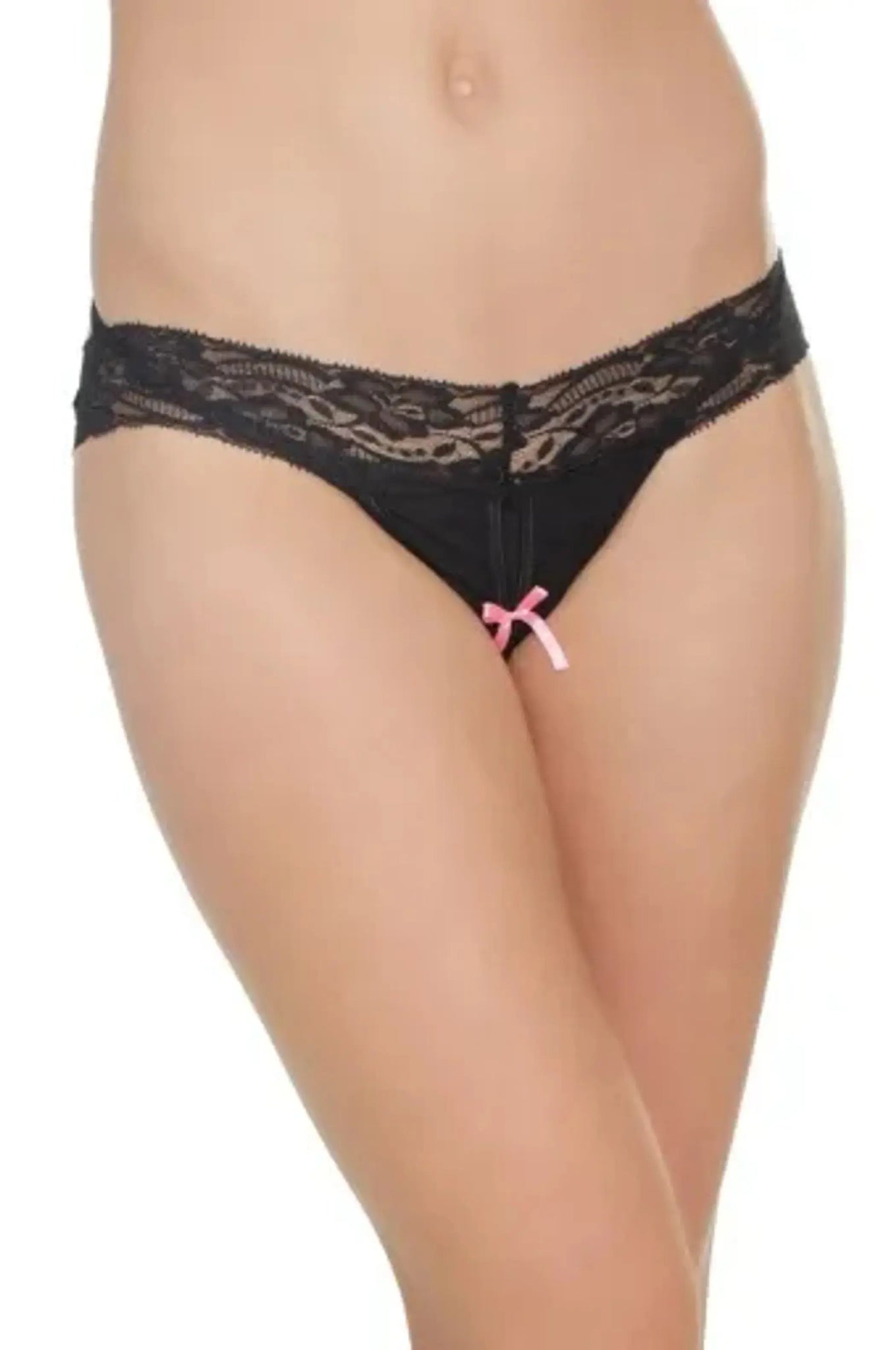 Coquette Crotchless Thong - Pack Of: 1 Coquette