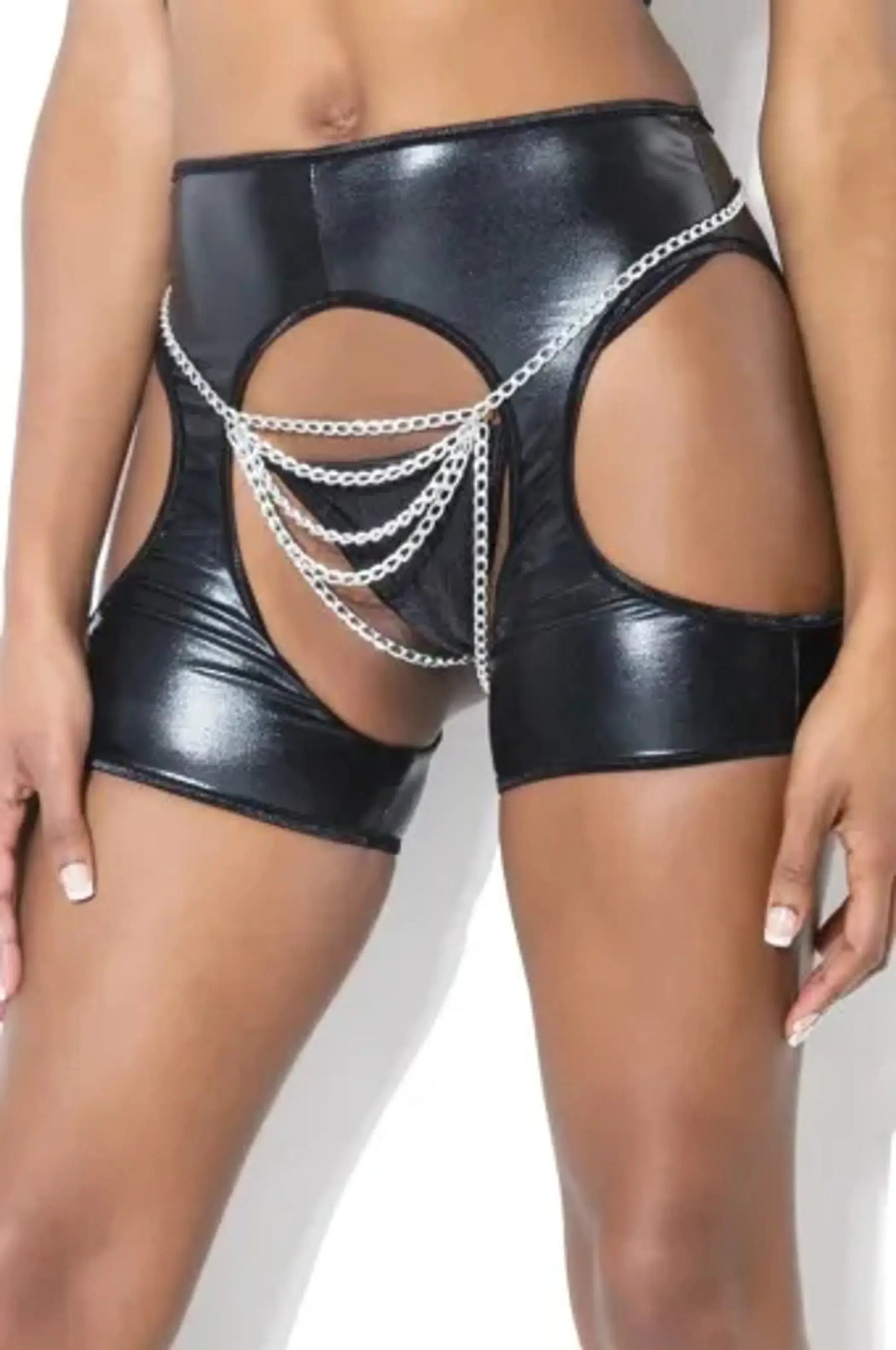 Coquette Wetlook Booty Chaps Coquette