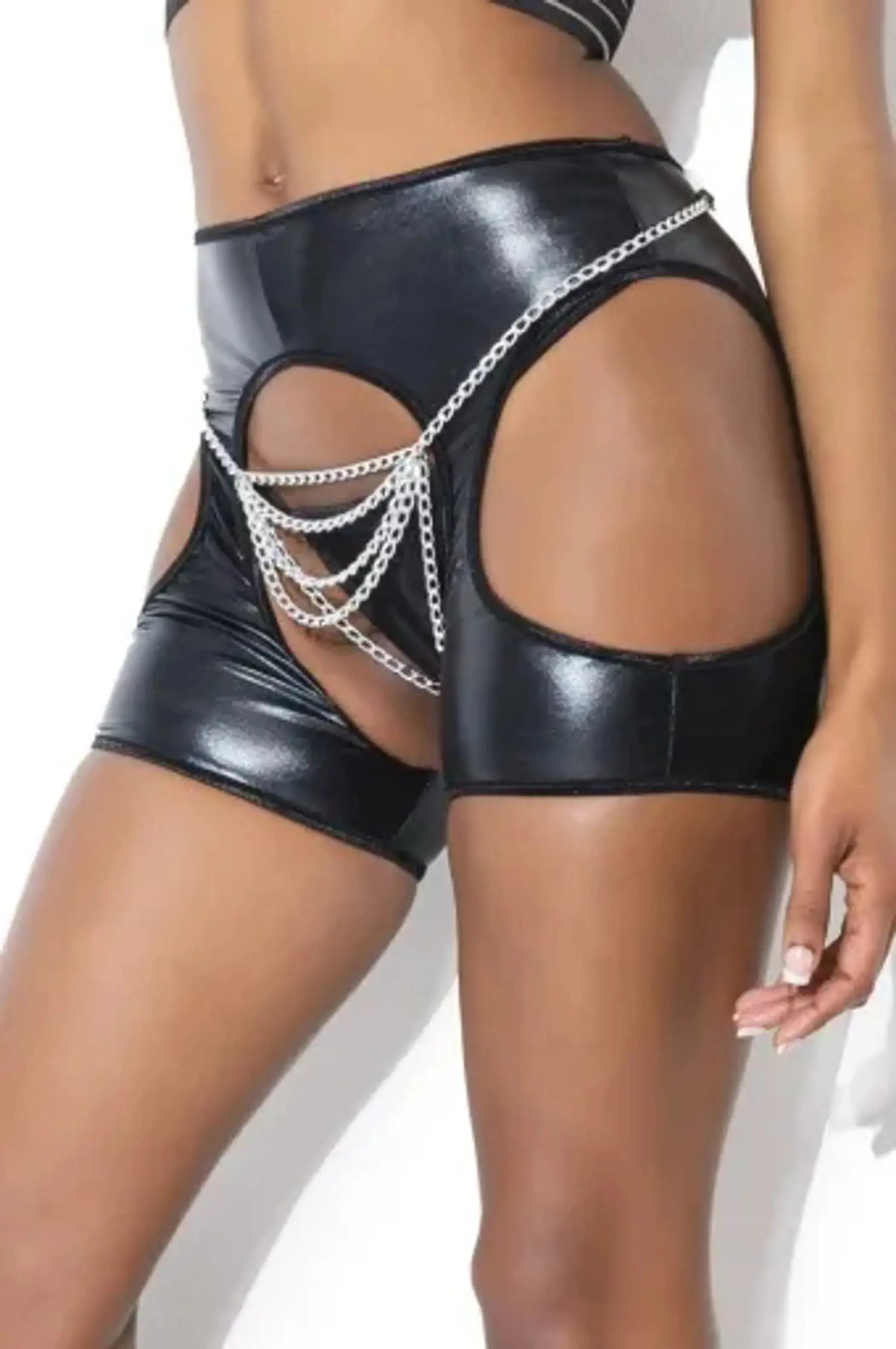 Coquette Wetlook Booty Chaps Coquette