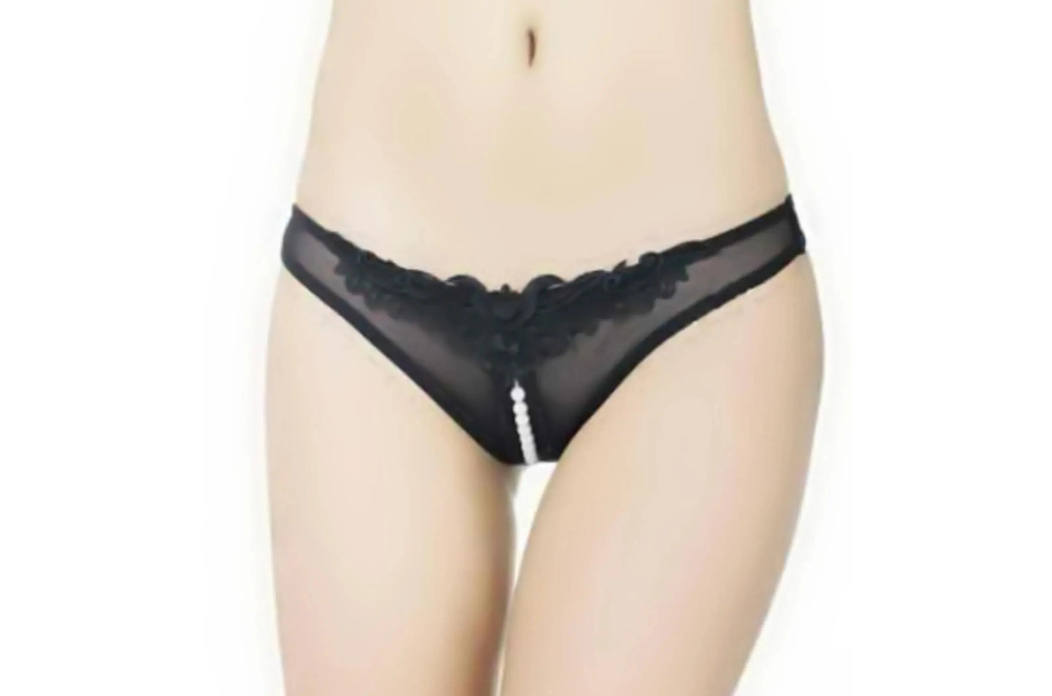 Crotchless Pearl Panty La Belle Fantastique