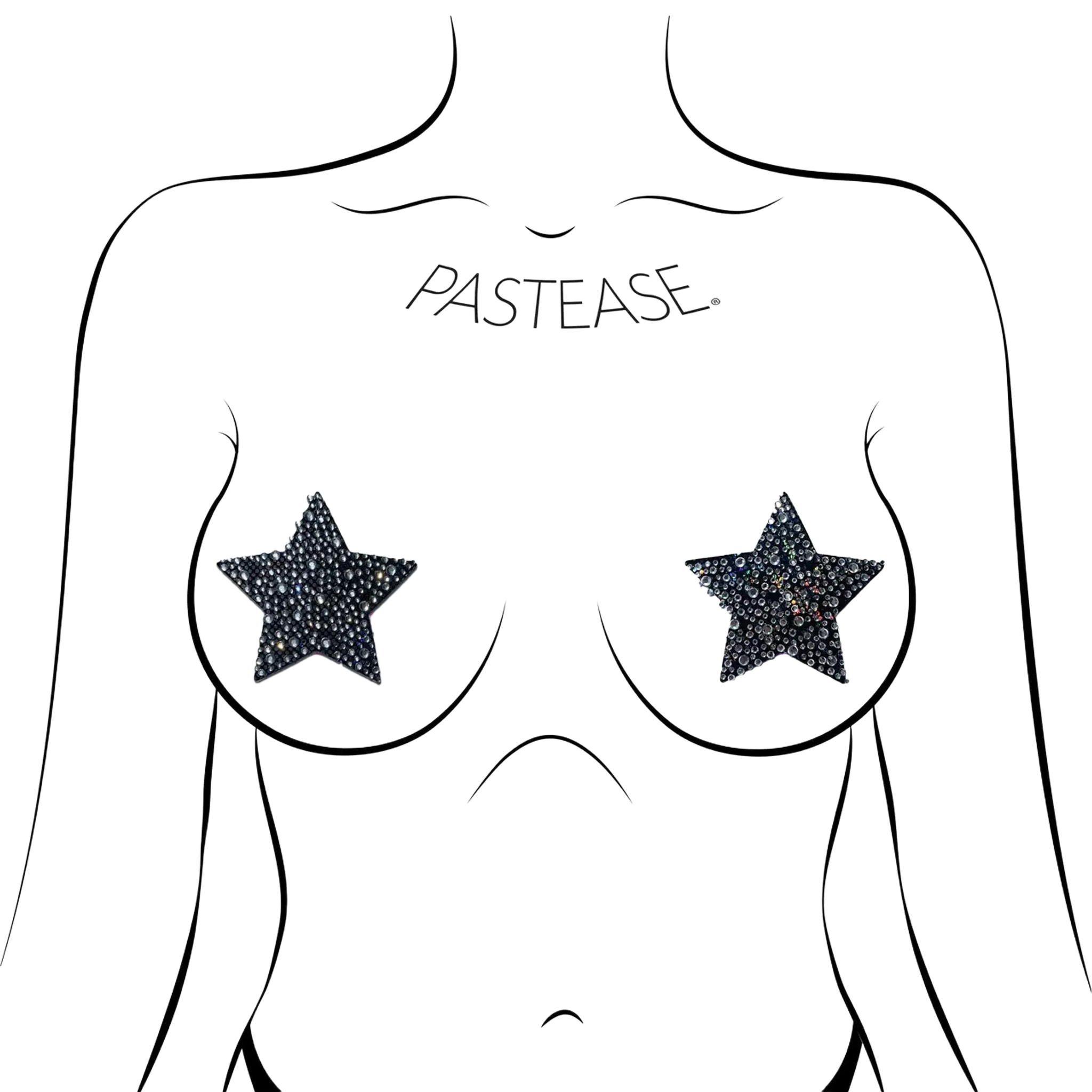 PASTEASE CRYSTAL BLACK STARS Pastease