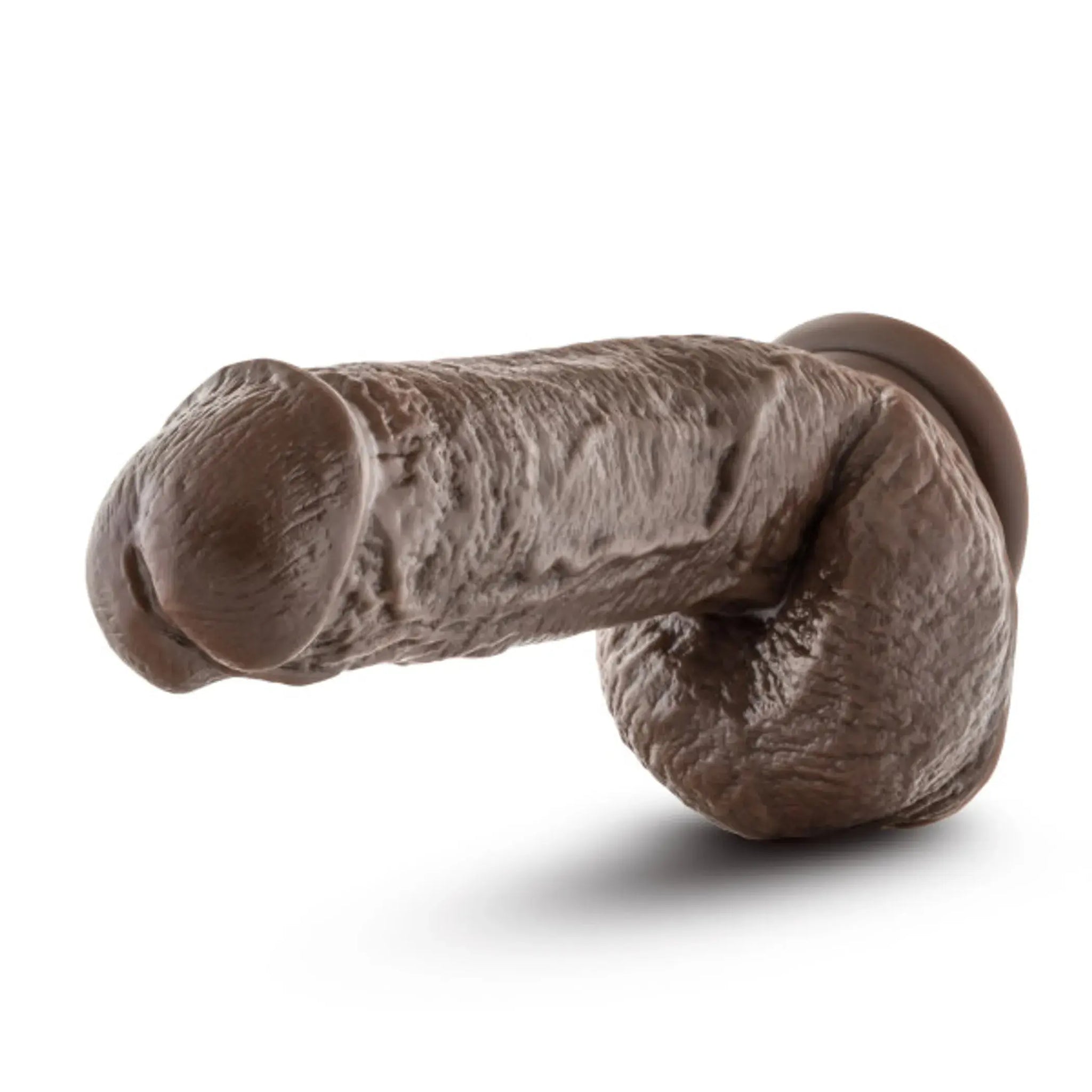 DR SKIN MR D 8.5IN DILDO W/ SUCTION CUP CHOCOLATE Blush Novelties