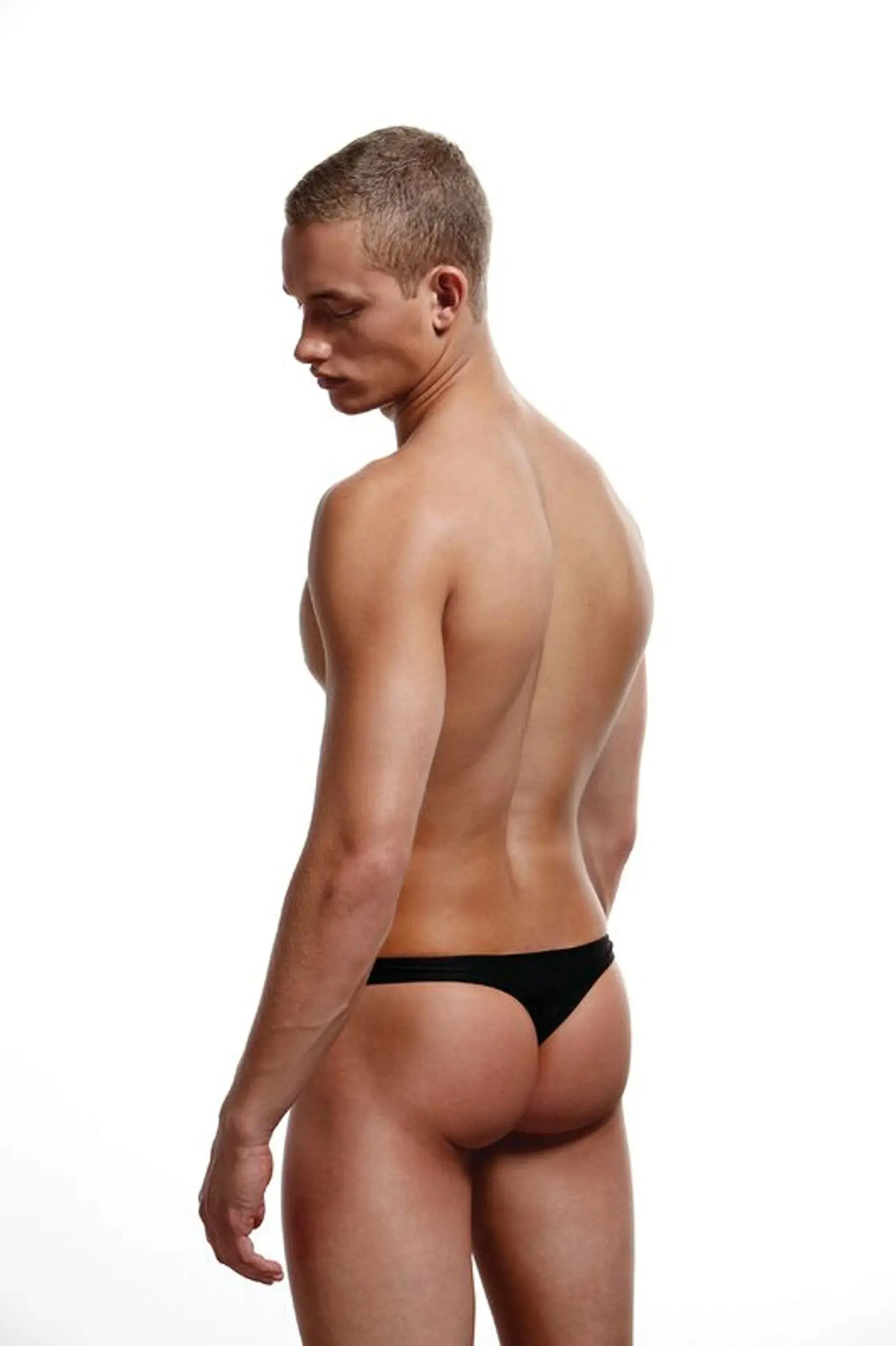 ENVY LOW RISE THONG BLACK S/M X-Gen Products