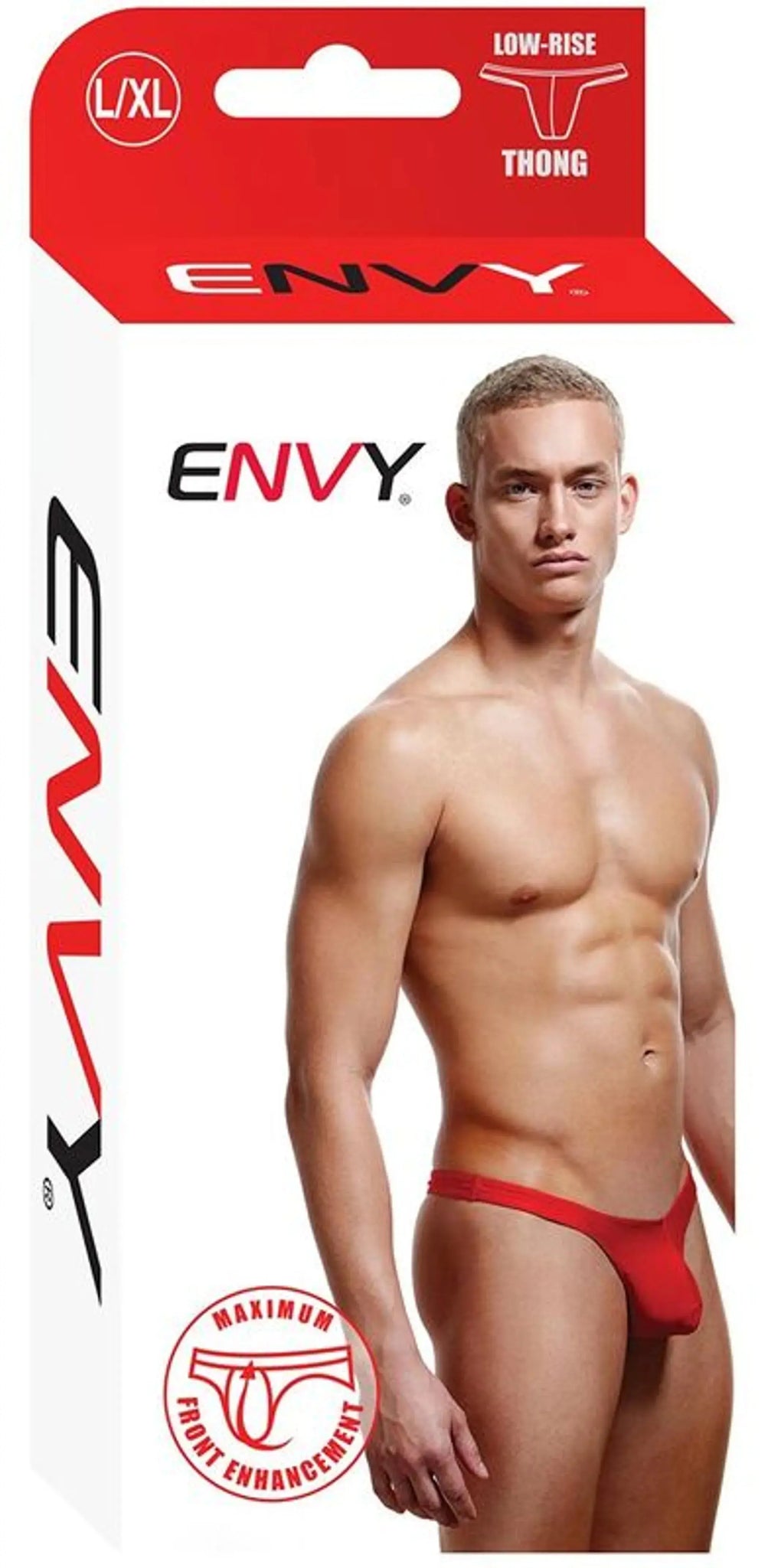 ENVY LOW RISE THONG RED X-Gen Products