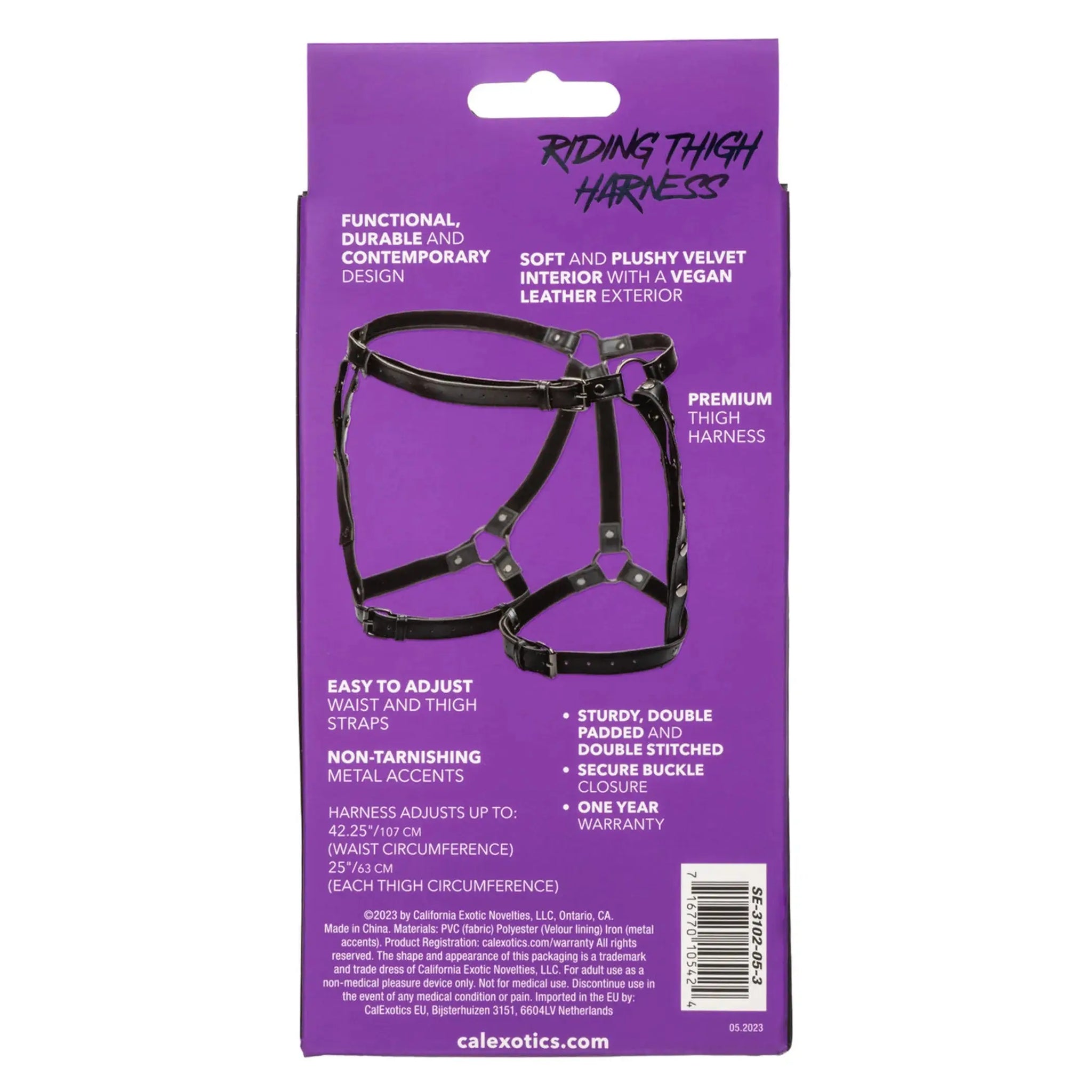 EUPHORIA RIDING THIGH HARNESS California Exotic Novelties