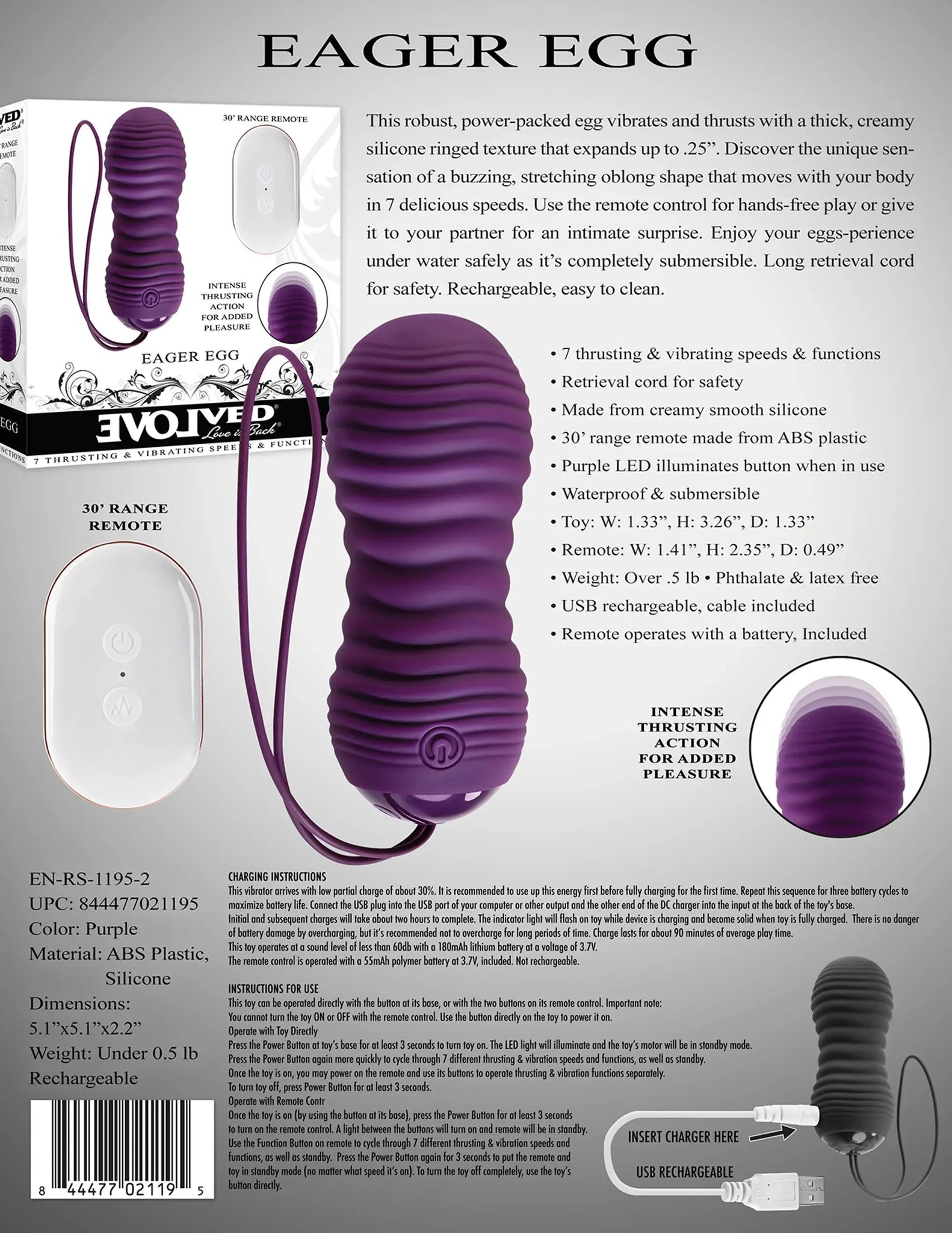 EVOLVED EAGER EGG Evolved Novelties