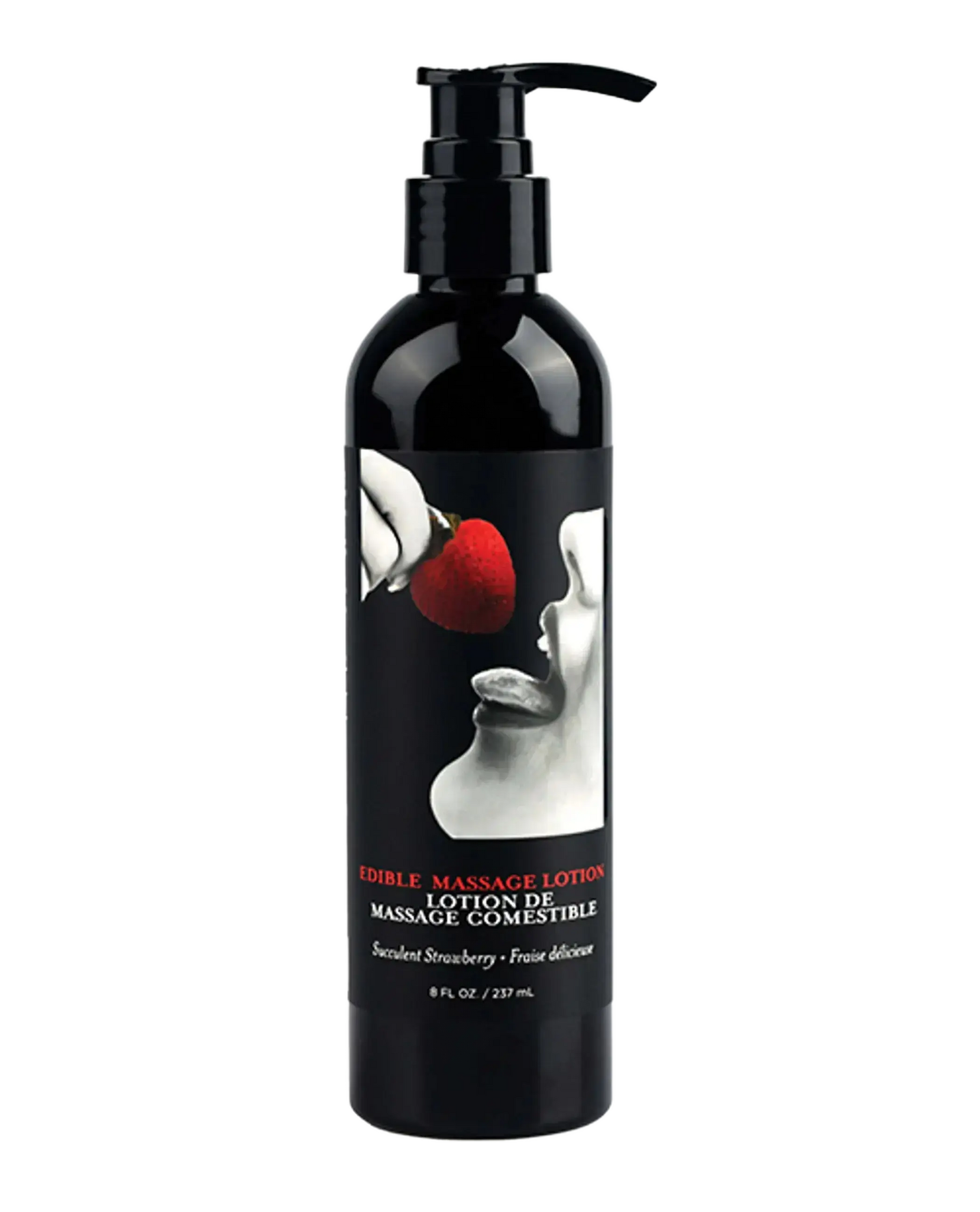 EDIBLE MASSAGE LOTION STRAWBERRY 8OZ Earthly Body