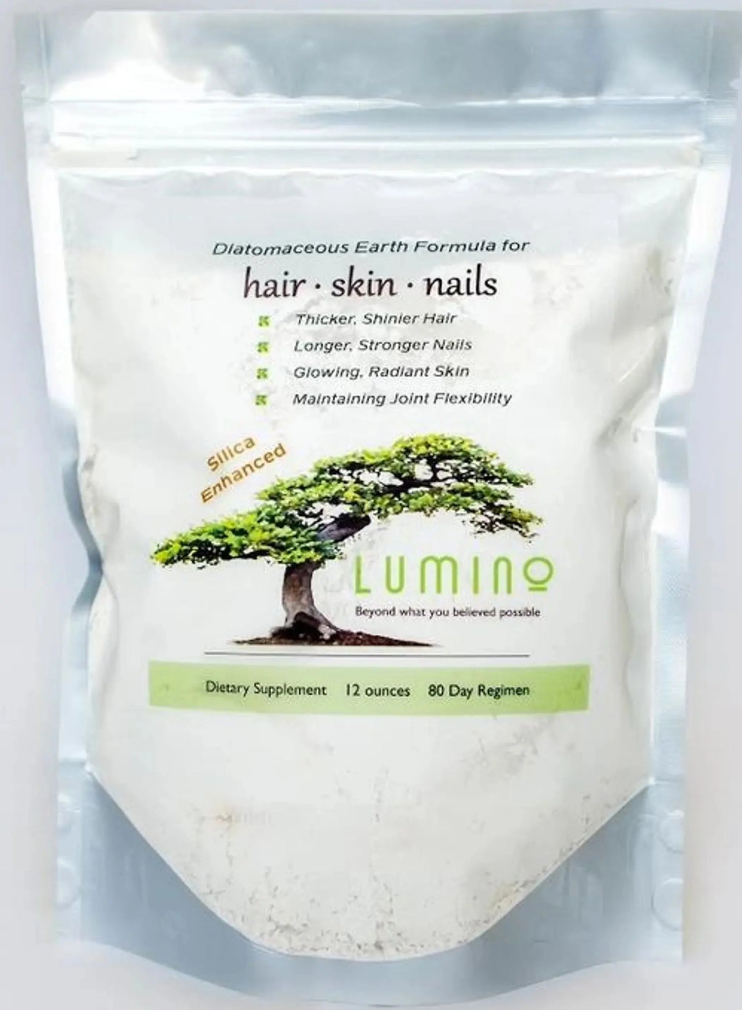 Enhanced Silica Formula for Hair, Skin, and Nails 12 oz Can Lumino Wellness
