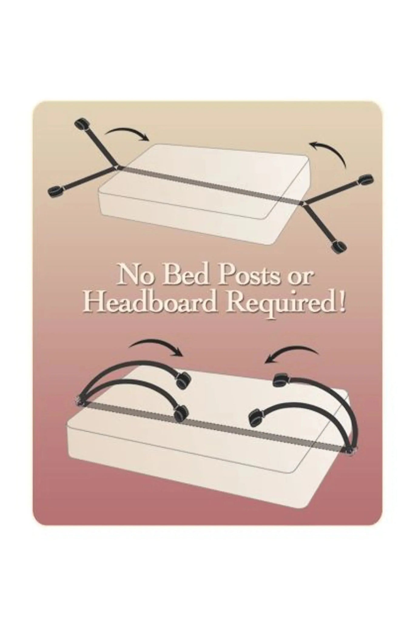 FETISH FANTASY BED BINDINGS RESTRAINT KIT Pipedream Products