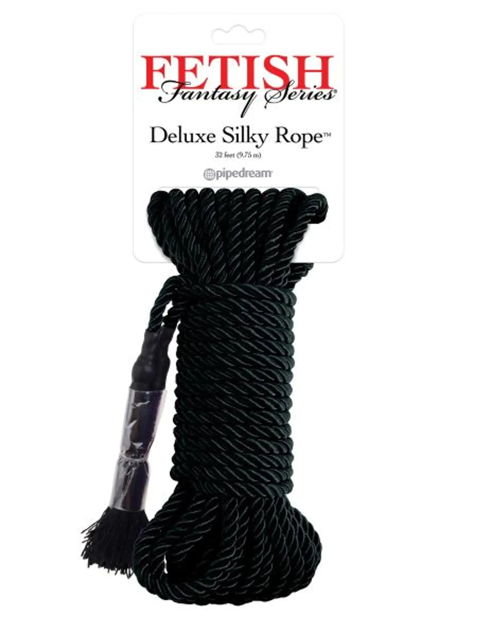 FETISH FANTASY SERIES DELUXE SILK ROPE BLACK Pipedream Products