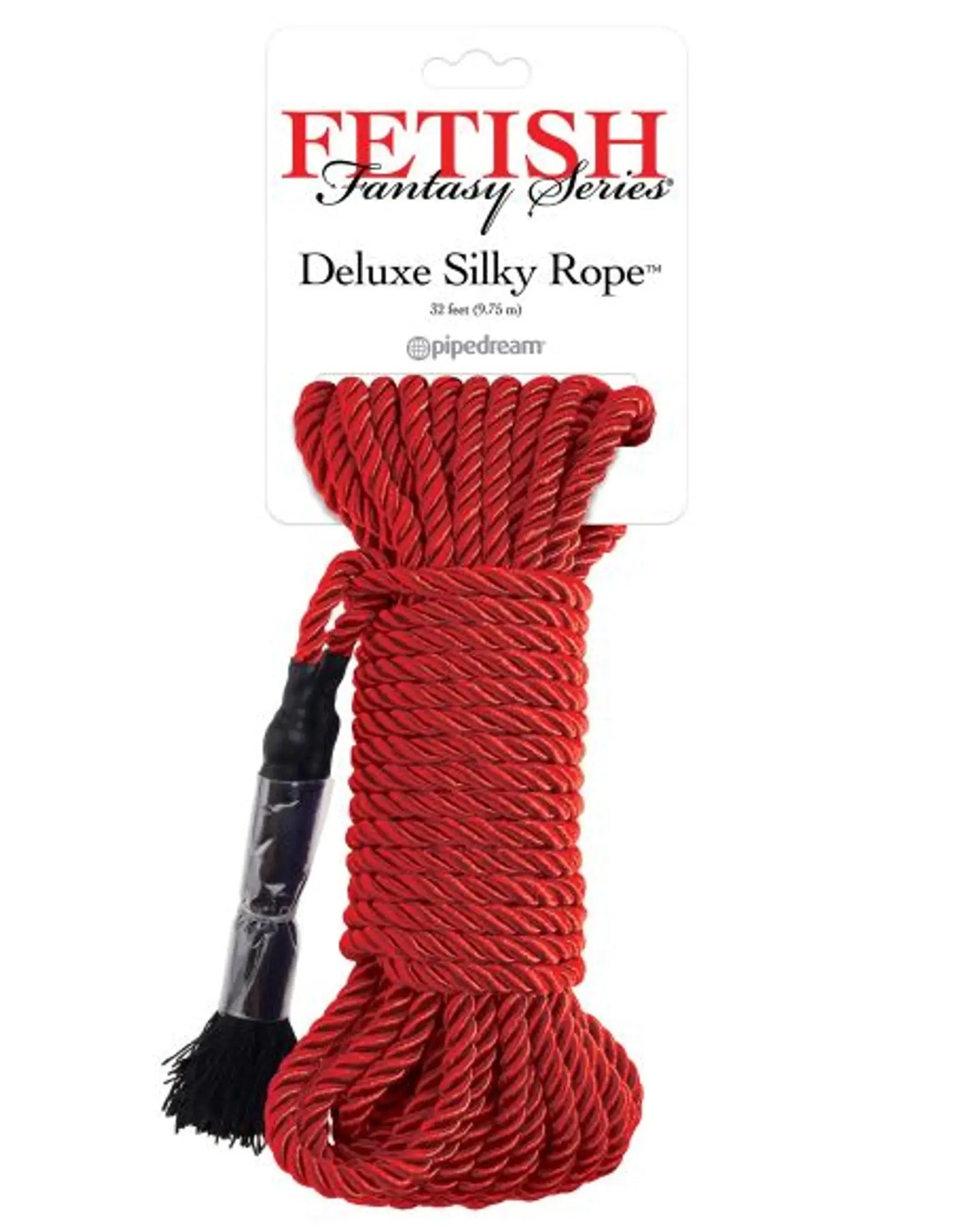 FETISH FANTASY SERIES DELUXE SILK ROPE RED Pipedream Products