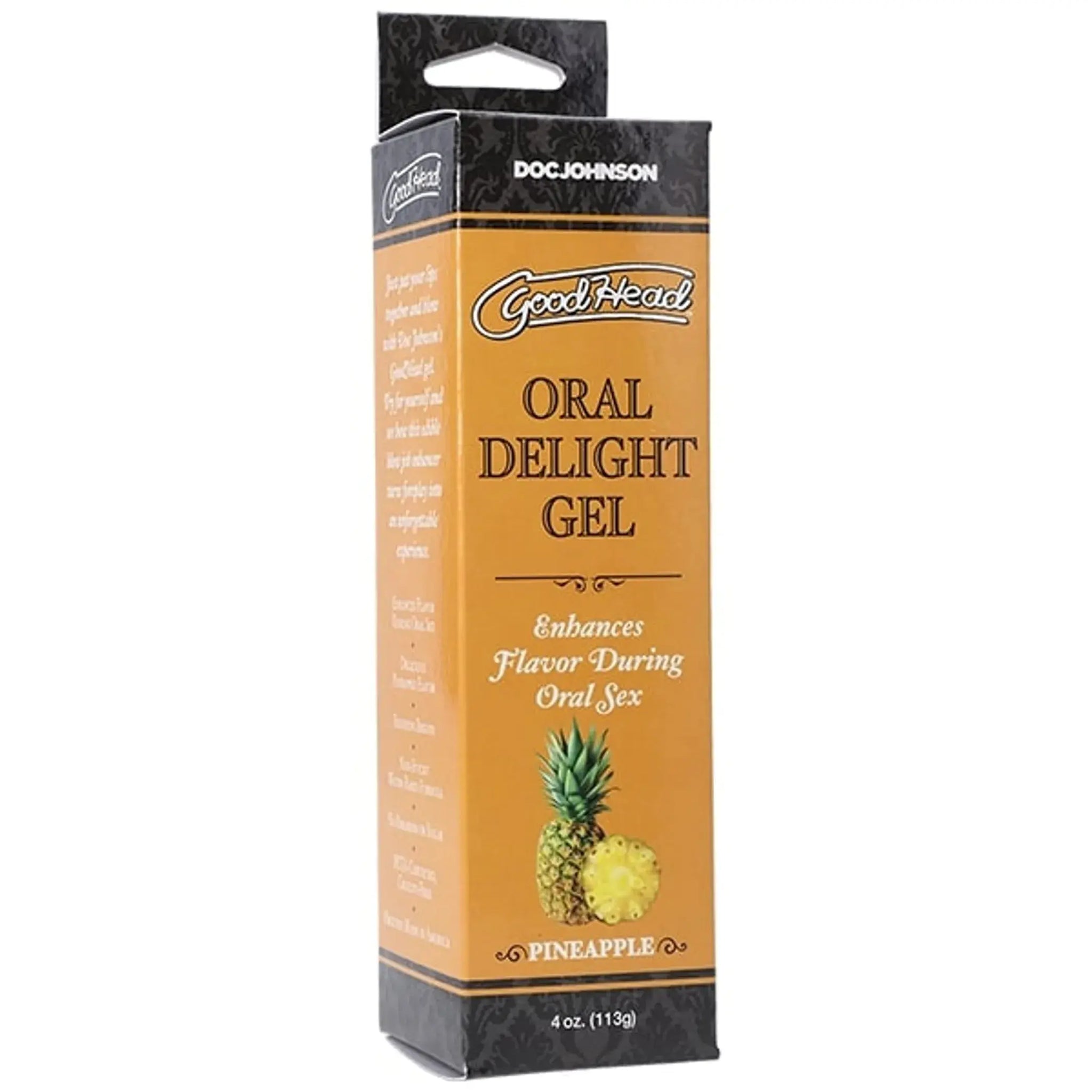 GOODHEAD ORAL DELIGHT GEL 4 OZ PINEAPPLE Doc Johnson Novelties
