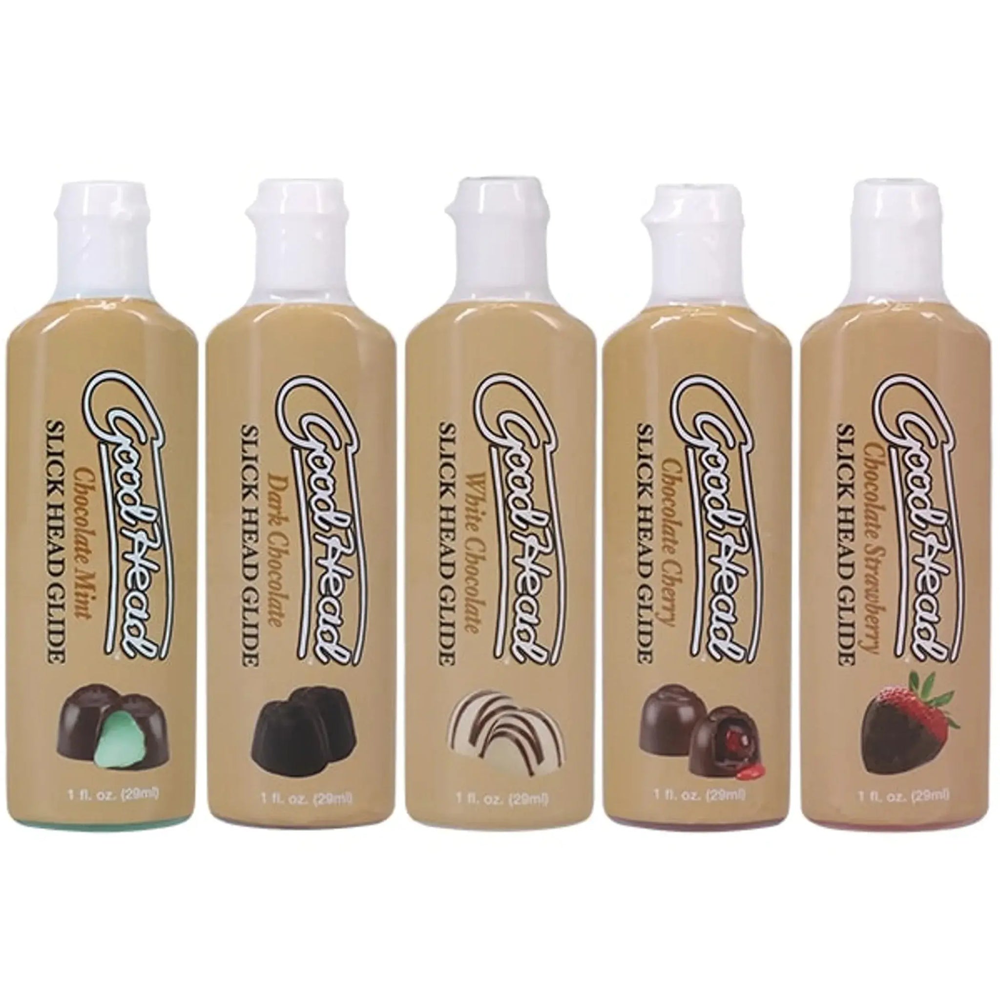 GOODHEAD ORAL DELIGHT GEL 5 PK CHOCOLATES Doc Johnson Novelties
