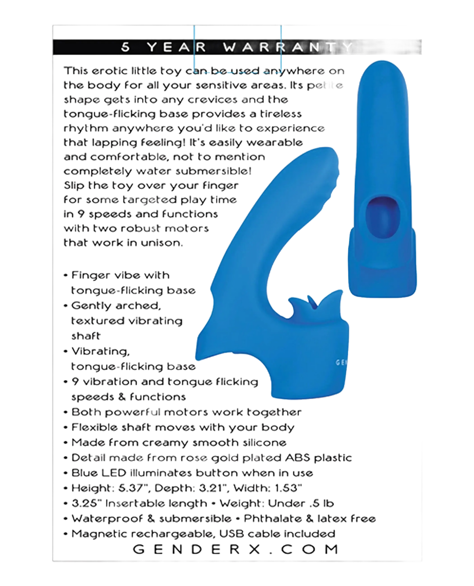 GENDER X FLICK IT Evolved Novelties