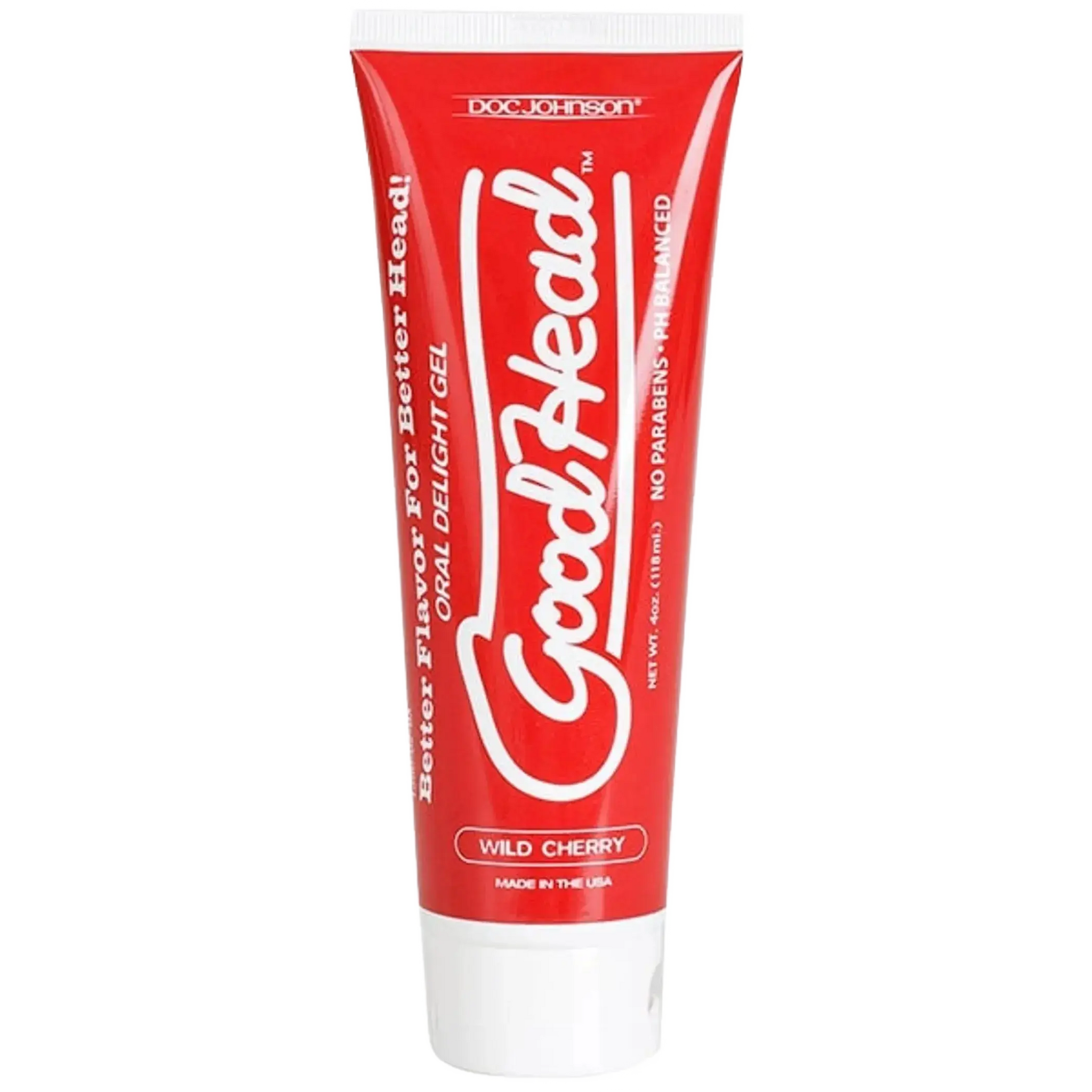 GOODHEAD ORAL DELIGHT GEL 4 OZ CHERRY (BULK) Doc Johnson Novelties