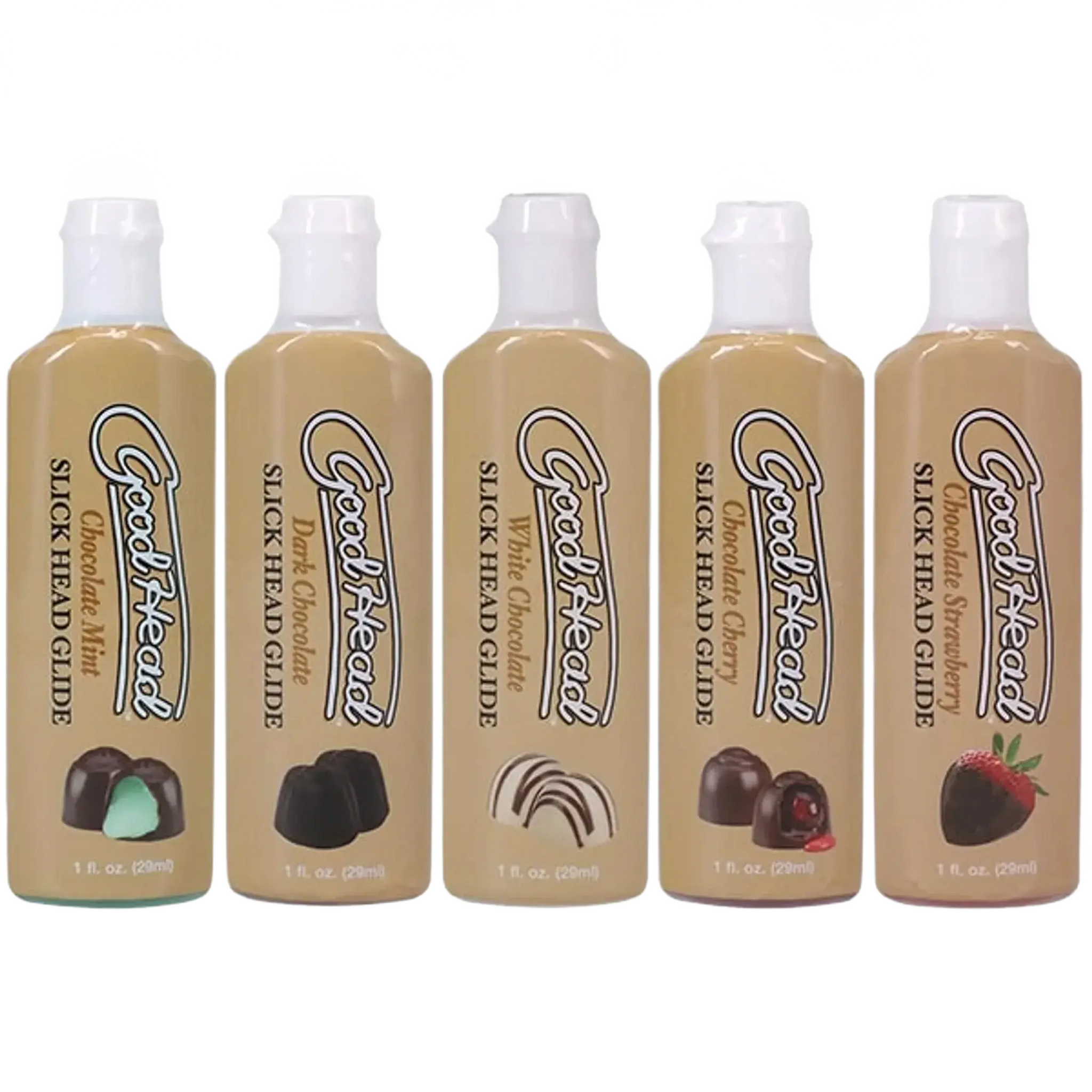 GOODHEAD ORAL DELIGHT GEL 5 PK CHOCOLATES Doc Johnson Novelties