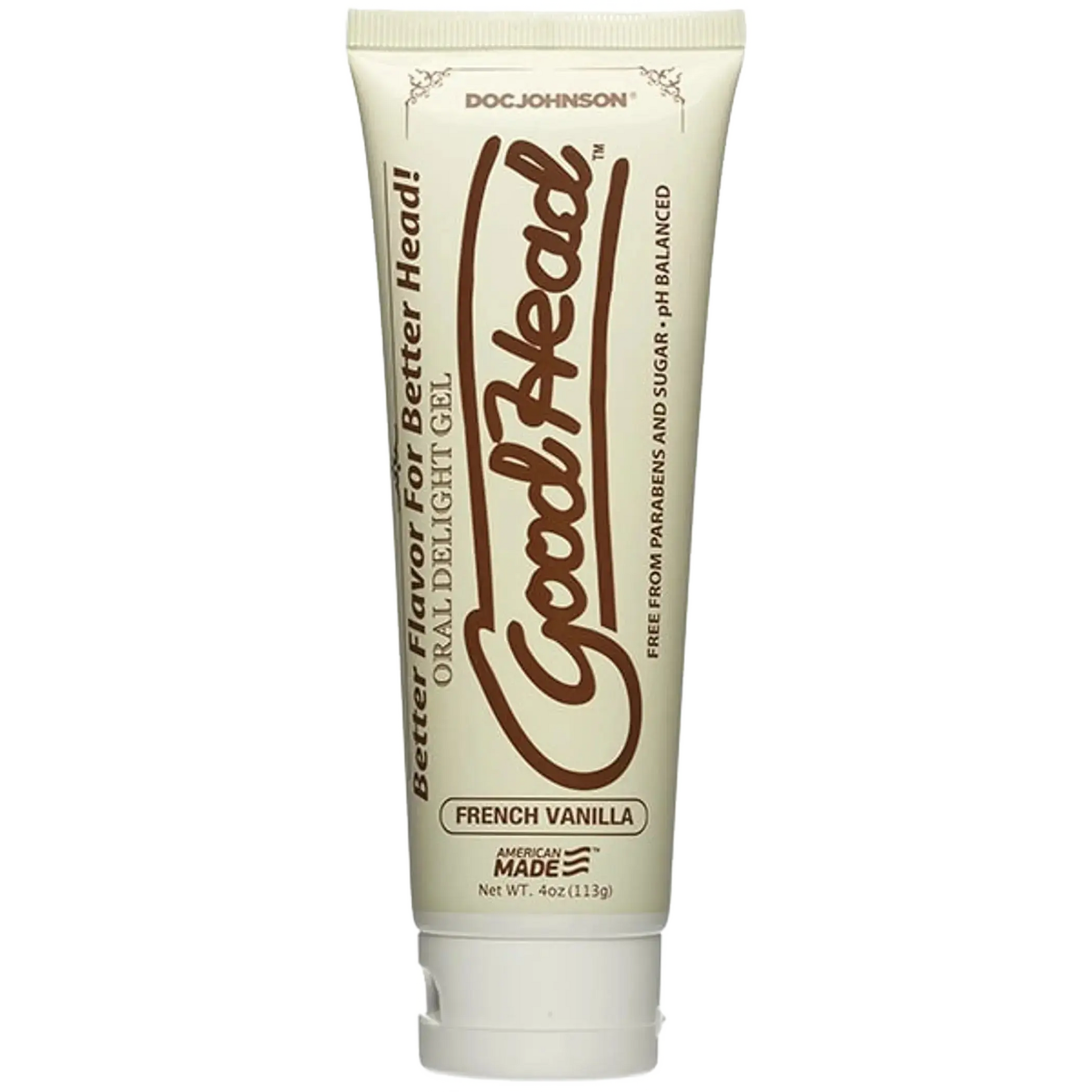 GOODHEAD ORAL DELIGHT GEL 4 OZ FRENCH VANILLA (BULK) Doc Johnson Novelties