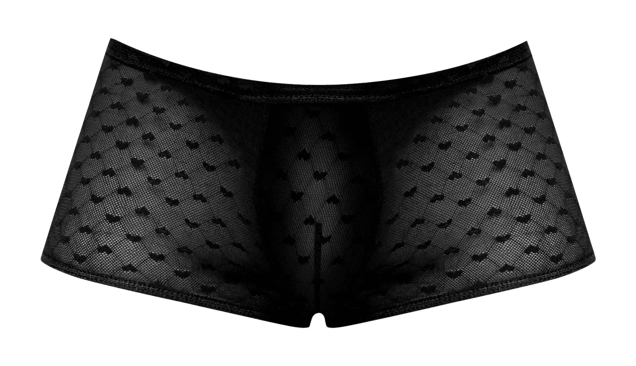 HEART BREAKER MINI SHORT BLACK Male Power Lingerie