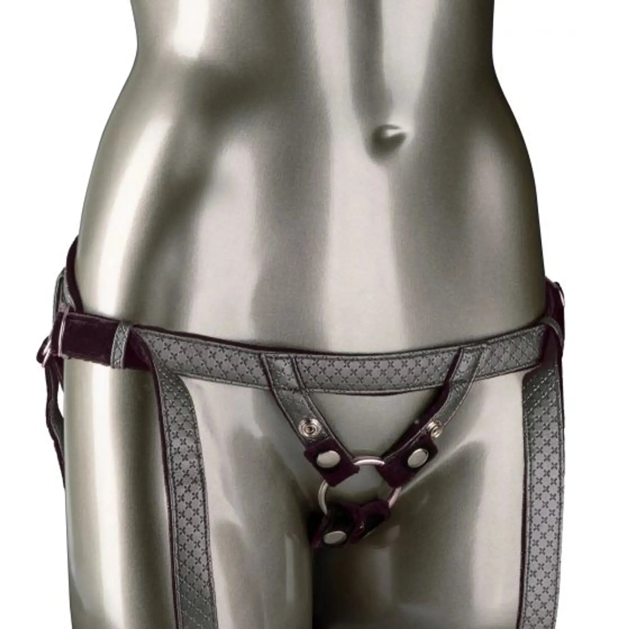 HER ROYAL HARNESS THE REGAL DUCHESS PEWTER California Exotic Novelties