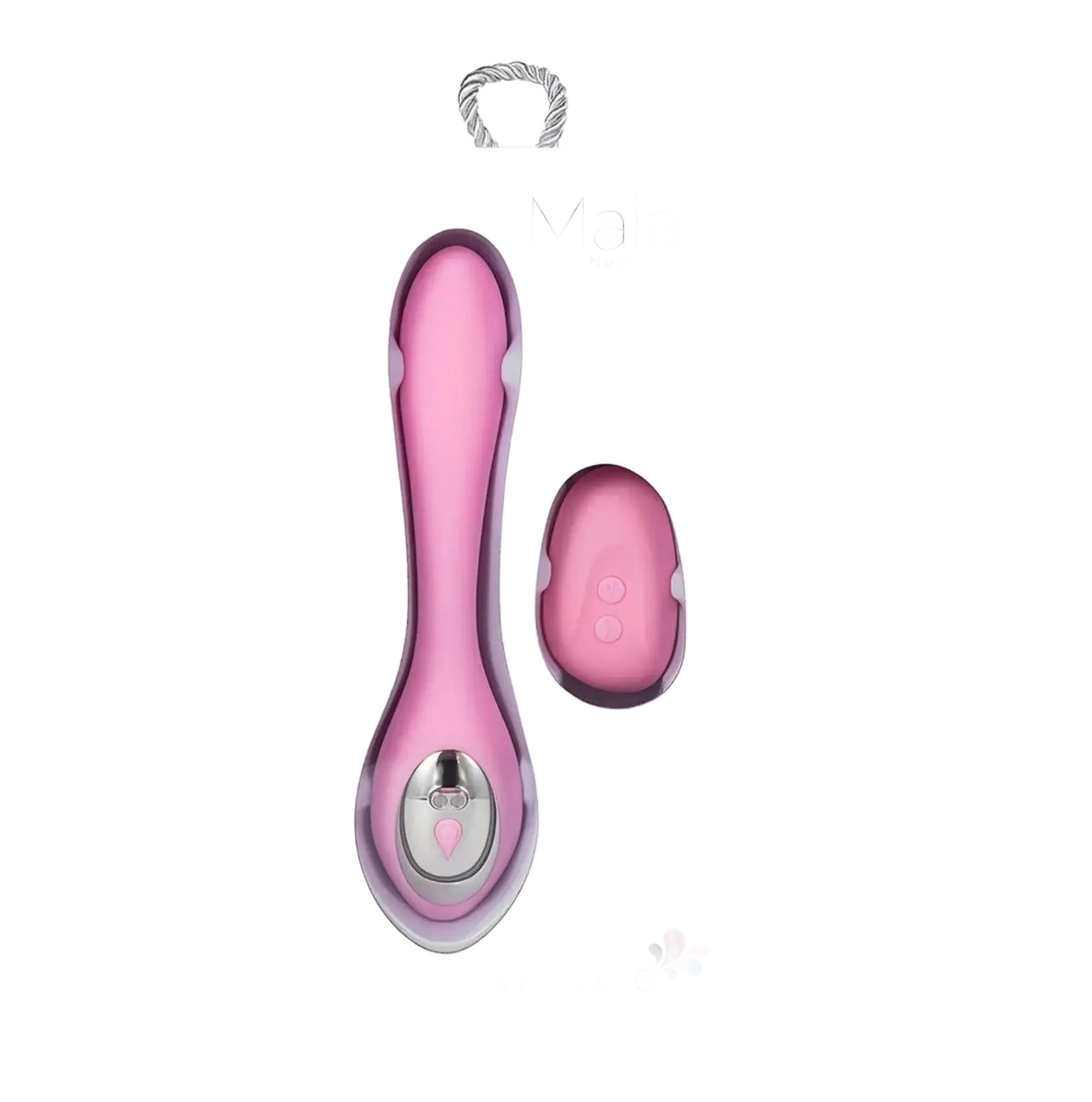 HARMONIE PINK BENDABLE DUAL VIBRATOR W/ REMOTE CONTROL Maia Toys