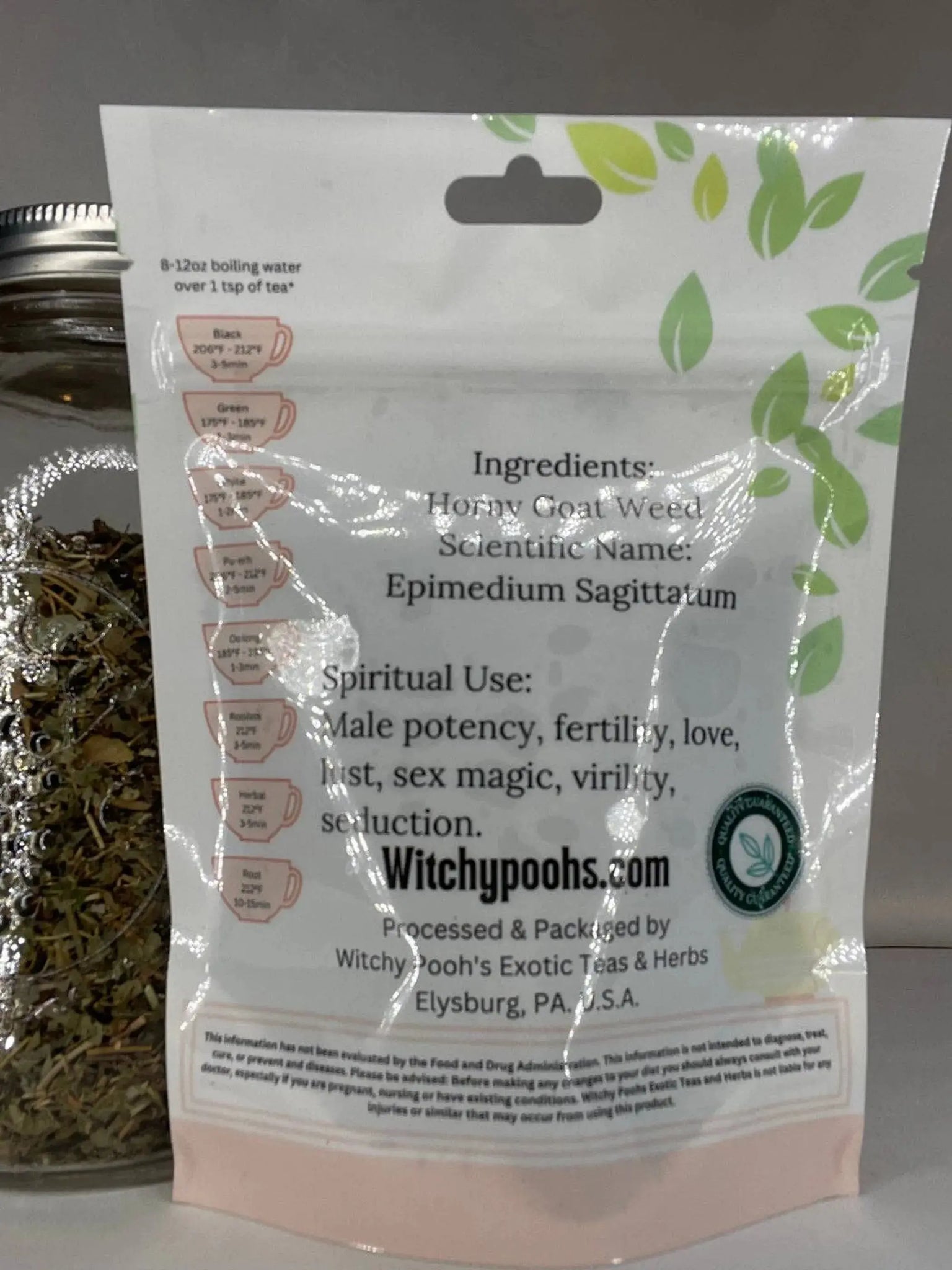 Horny Goat Weed (epimedium) Witchy Pooh's Exotic Teas & Herbs