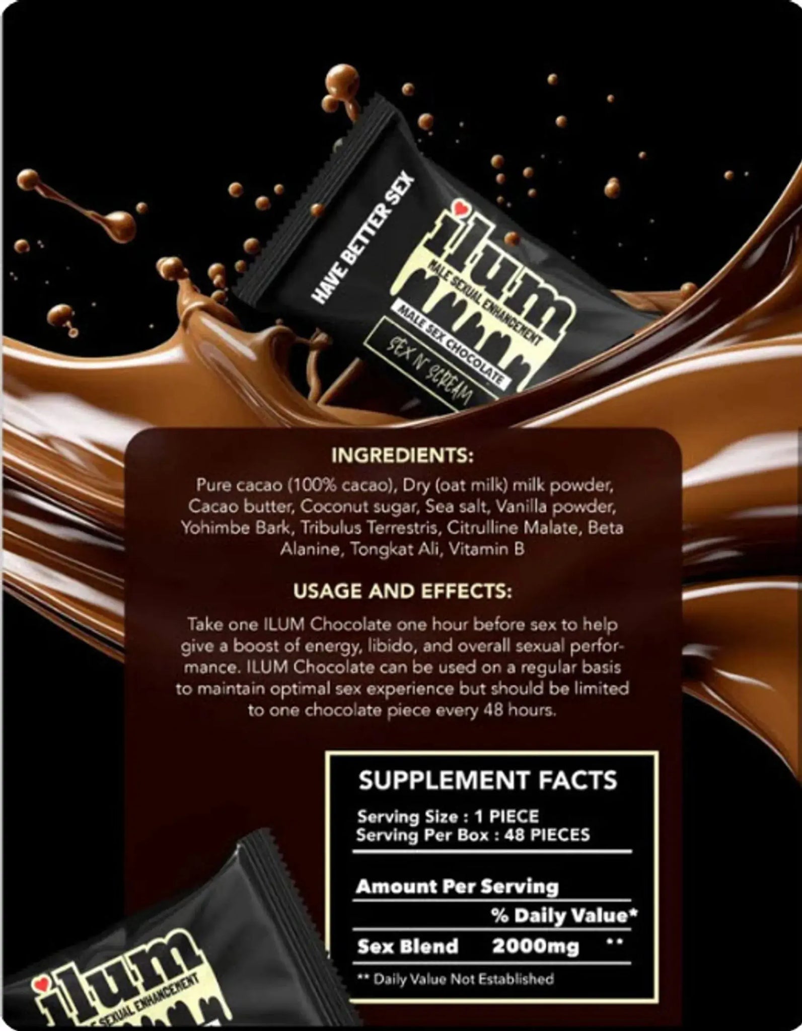 ILUM Cocolate Bites for Men Supercore Products Group