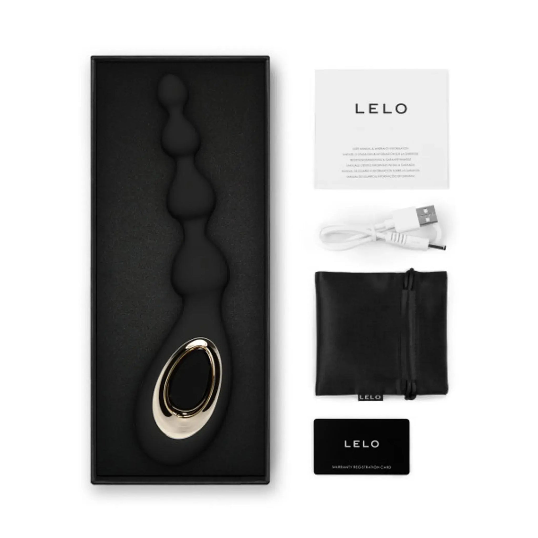 LELO SORAYA BEADS BLACK (NET) Lelo