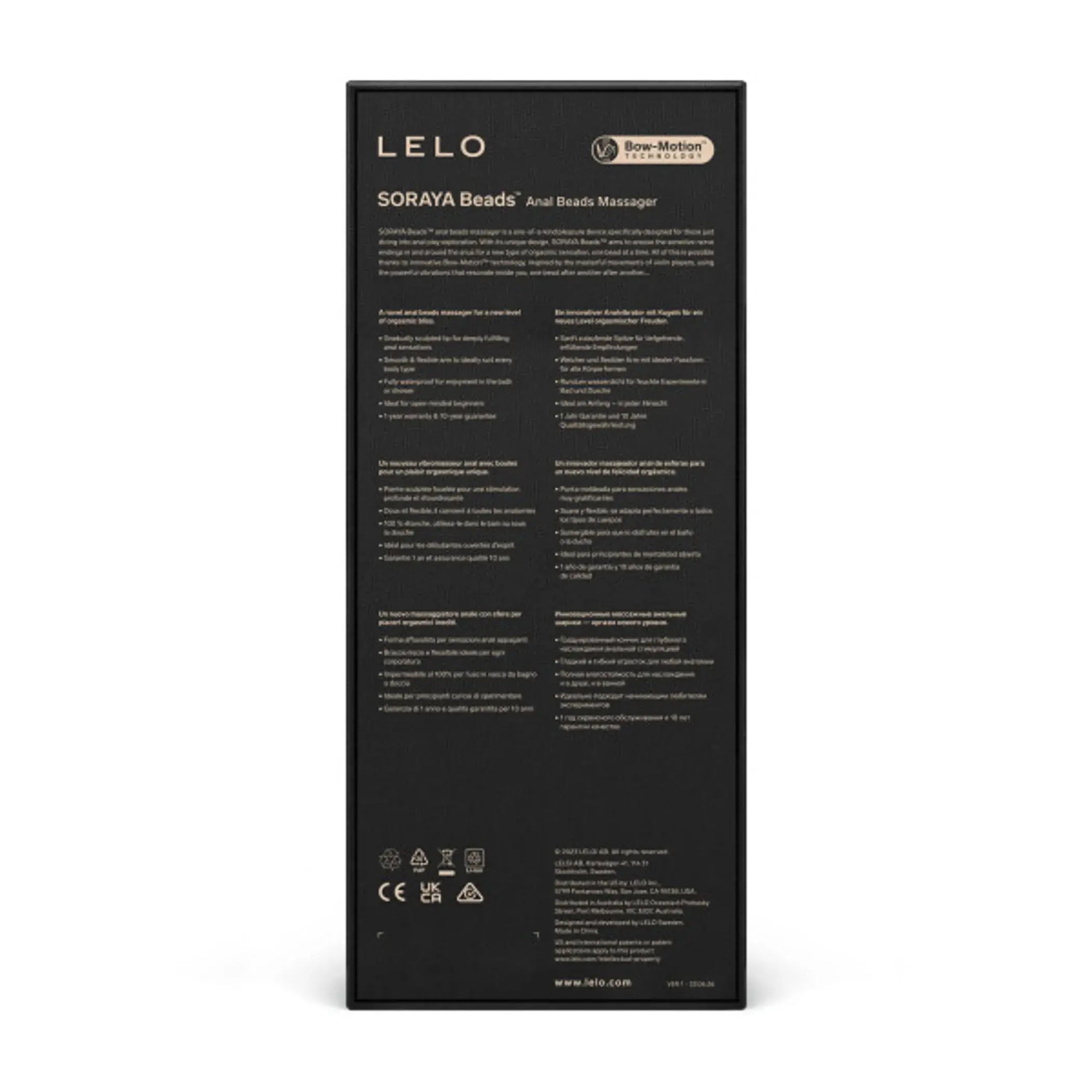 LELO SORAYA BEADS VIOLET DUSK (NET) Lelo