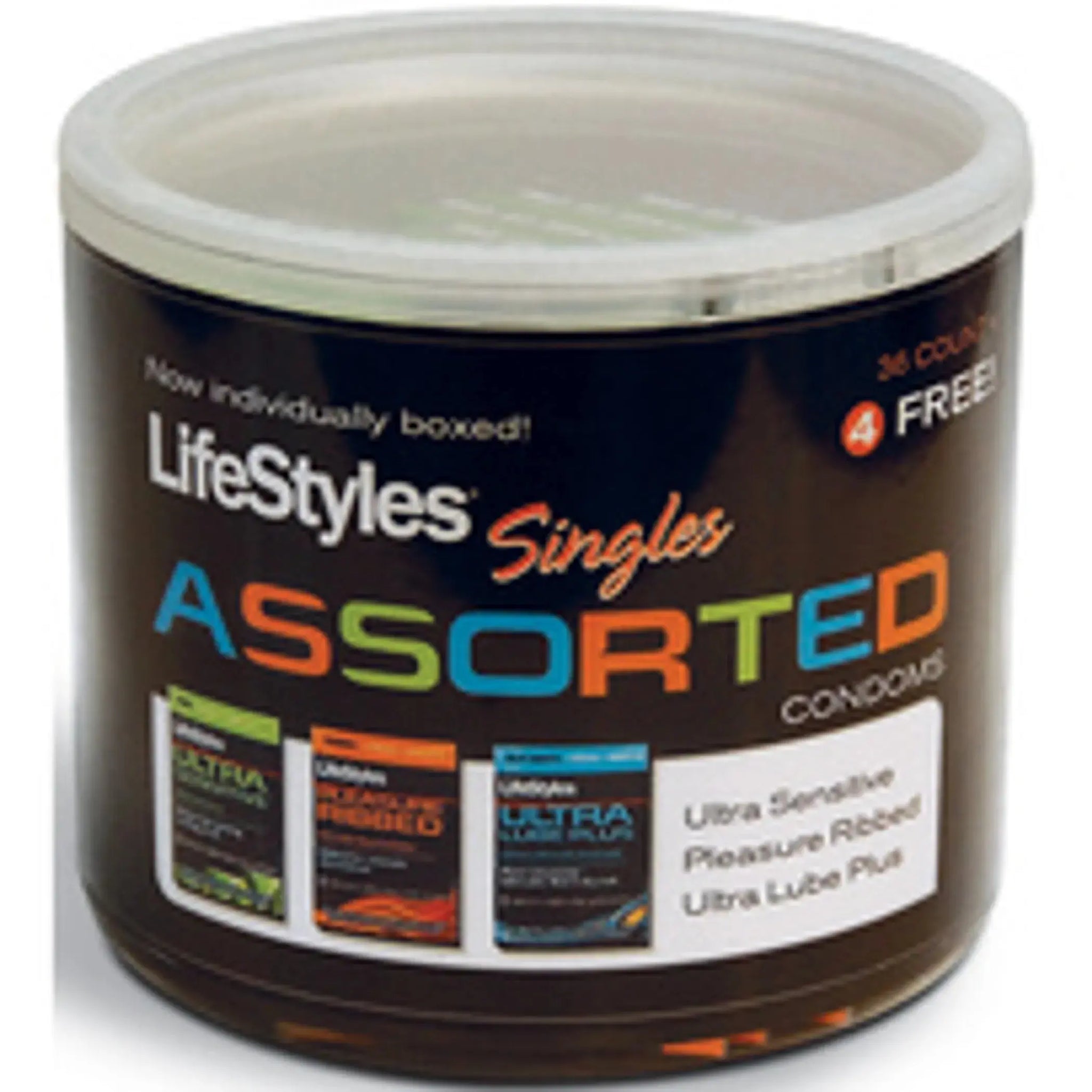 LIFESTYLES ASSORTED SINGLES 40 PC JAR Paradise Products