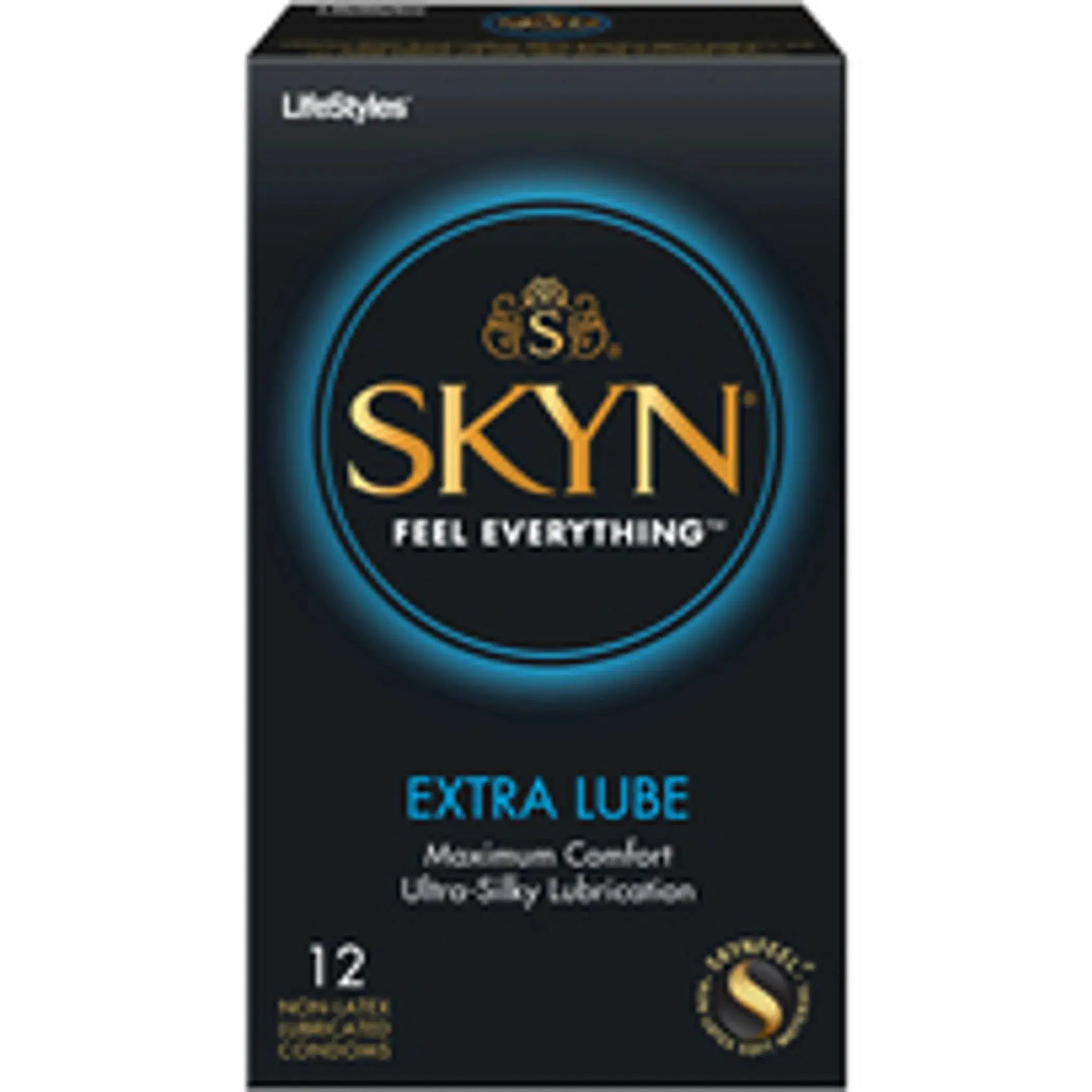 LIFESTYLES SKYN EXTRA LUBRICATED 12PK Paradise Products